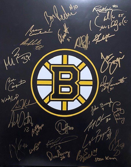 Bobby Orr Autographed Poster Signed Boston Bruins - Jack Jablonksi