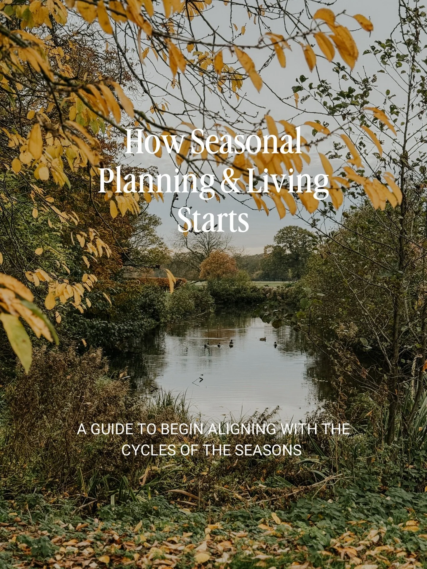 You don&rsquo;t create depth by doing more.

You create depth by living in rhythm.

Seasonal planning isn&rsquo;t another system to master &mdash; it&rsquo;s a gentler way of being. A way of honouring your energy instead of fighting it. A way of choo