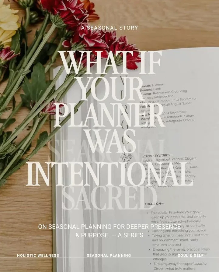 When I made the switch to living seasonally I asked myself :

What if my planner wasn&rsquo;t just a place to write things down&hellip; but a space to live more intentionally?

For years I tried to fit myself into rigid systems that never felt aligne