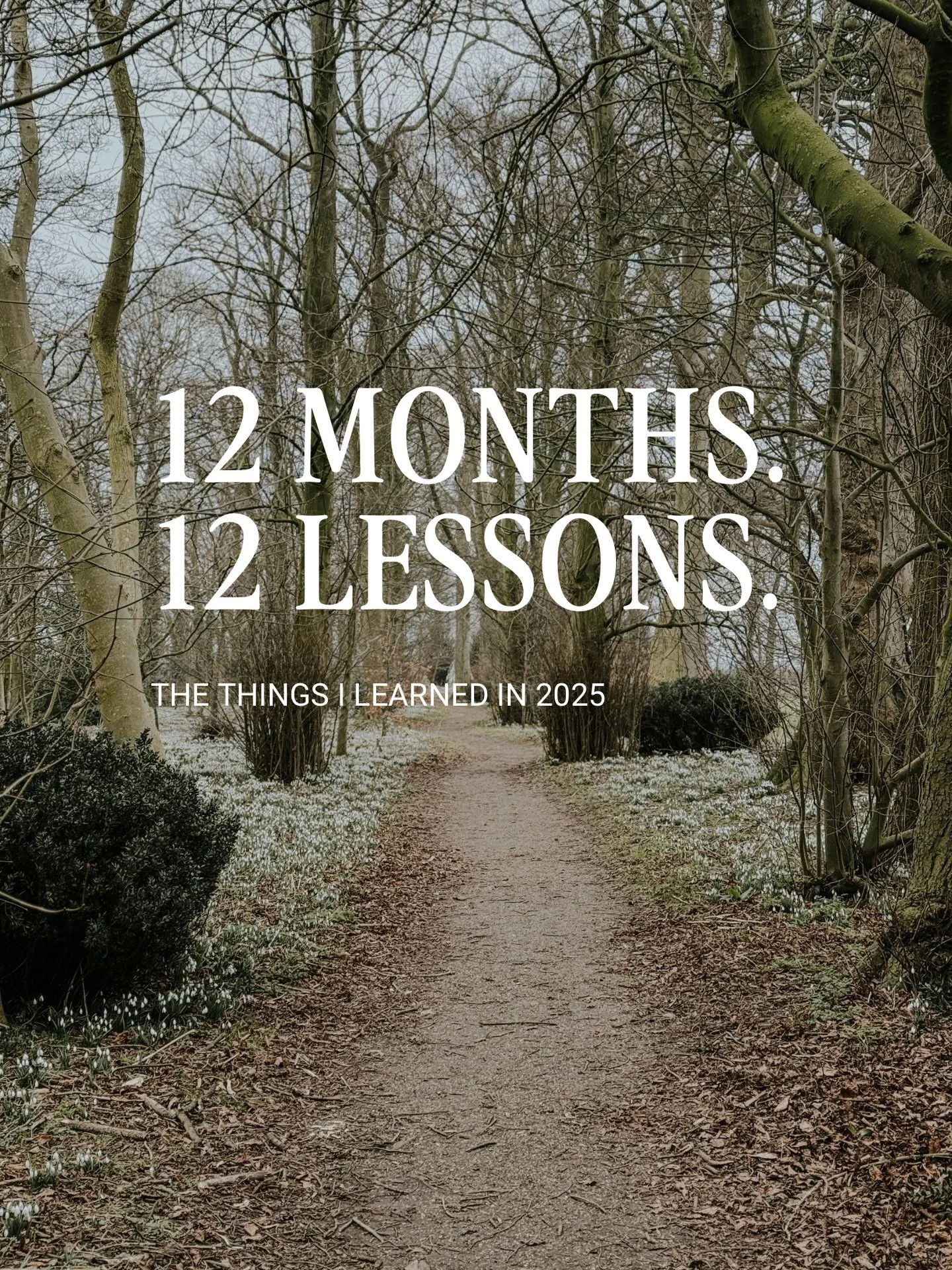 Things 2025 quietly (and sometimes not-so-quietly) taught me.

This year had its big milestones and breakthroughs, but it was also about listening. Softening. Remembering. Unlearning. Coming home to myself again and again.

January reminded me that t