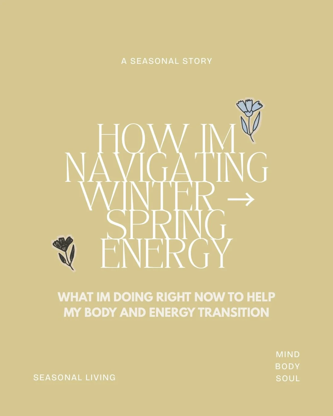 This threshold season can be one of the most jarring for our bodies &mdash; and one of the hardest on our nervous systems. We&rsquo;re moving from hibernation, repair, and deep inwardness toward light, movement, and growth&hellip; but that doesn&rsqu