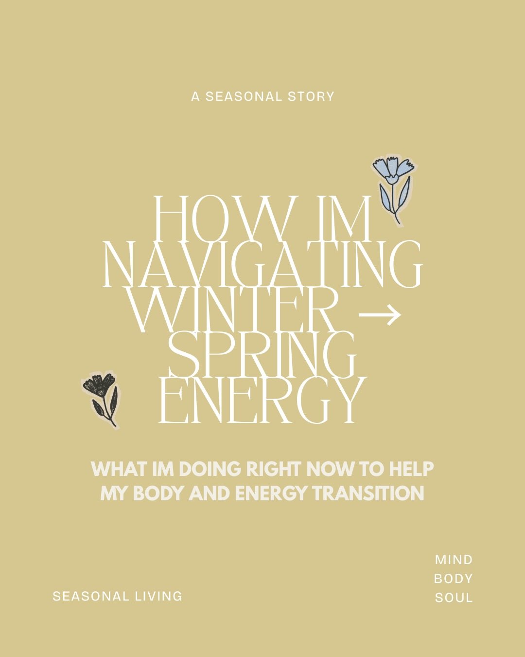 This threshold season can be one of the most jarring for our bodies &mdash; and one of the hardest on our nervous systems. We&rsquo;re moving from hibernation, repair, and deep inwardness toward light, movement, and growth&hellip; but that doesn&rsqu