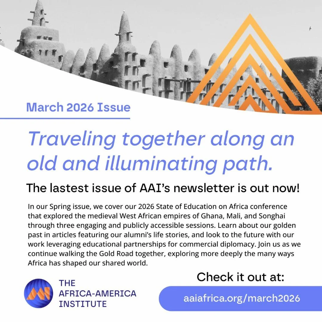 Read the Spring 2026 issue of AAI's newsletter exploring our shared golden past: https://www.aaiafrica.org/march2026