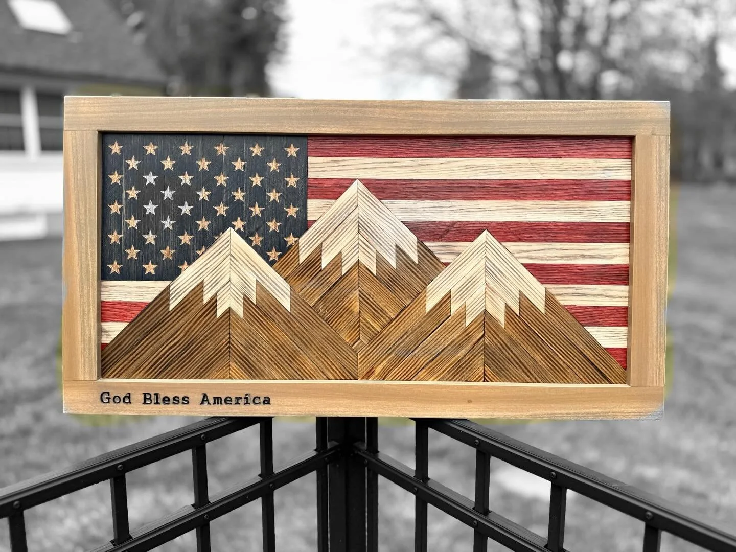 Someone&rsquo;s Christmas order that&rsquo;s being picked up today!  There&rsquo;s still time&hellip;😁🇺🇸😁 www.shoveltownflag.com