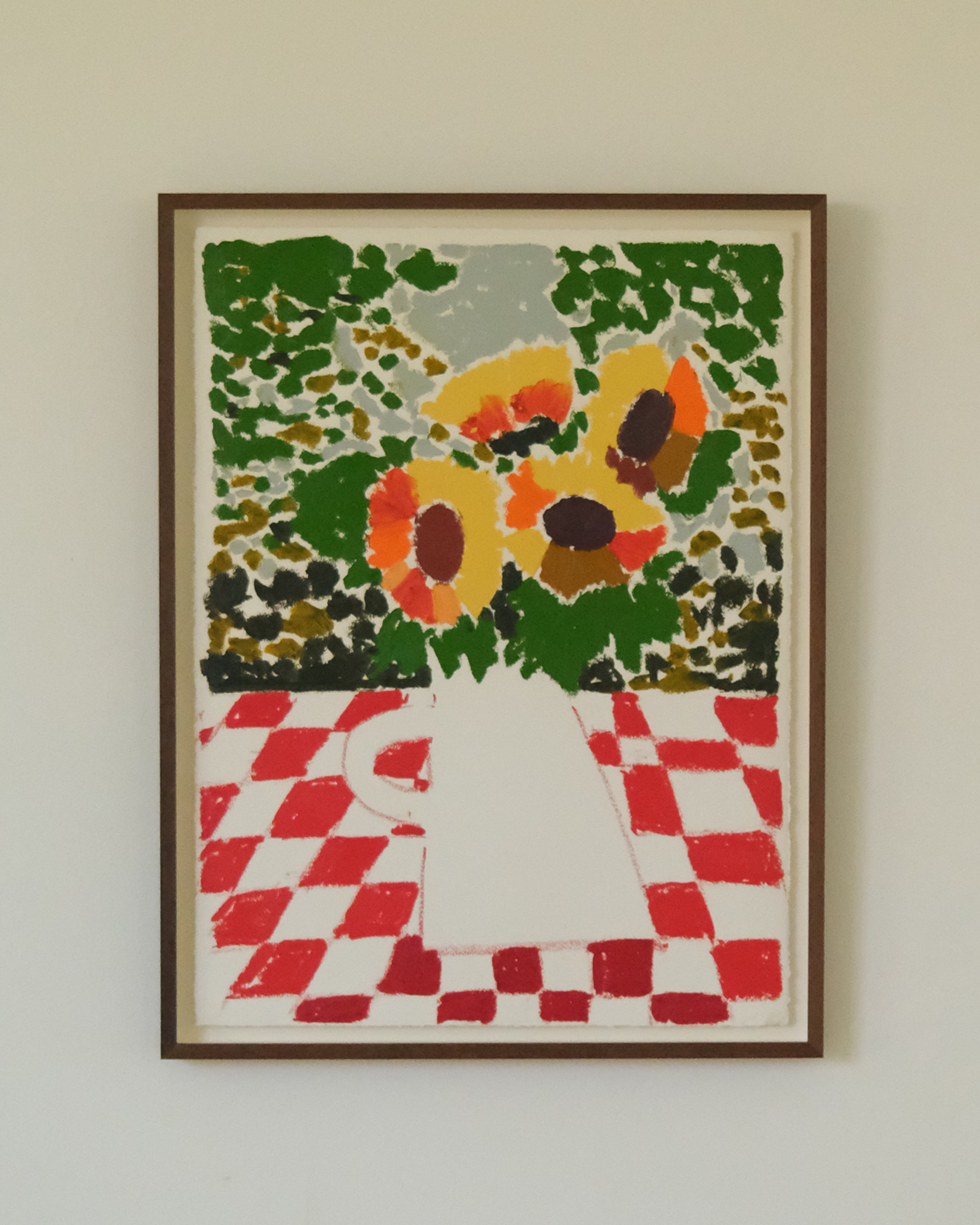Vaas met Zonnebloemen
76x57 cm 
Oilstick on Paper
€1915