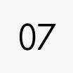 Number 07 on a white background
