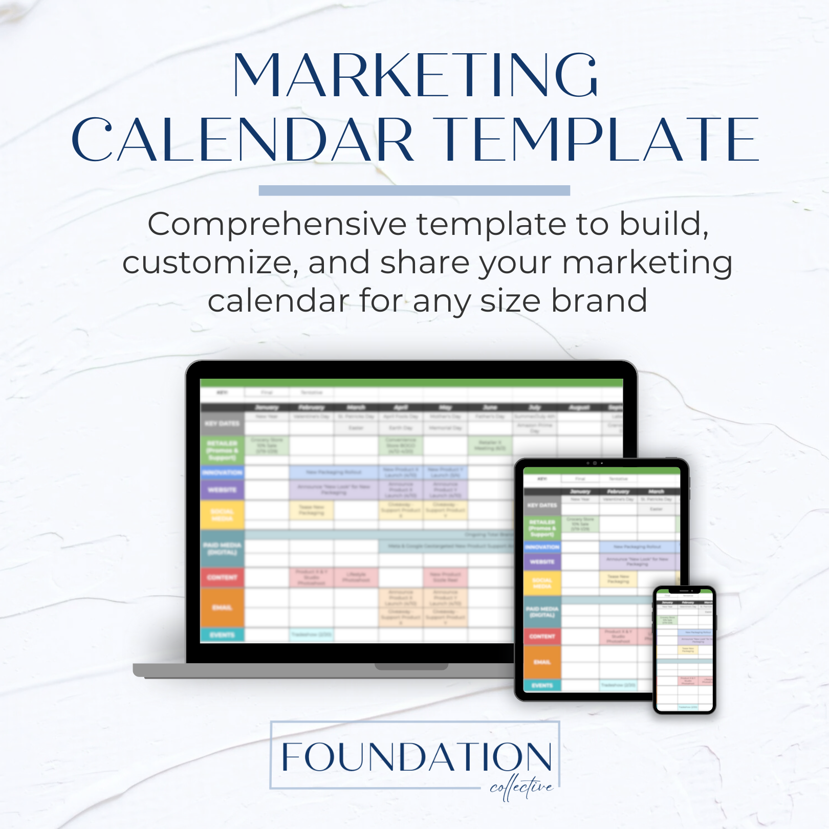Marketing Calendar Template