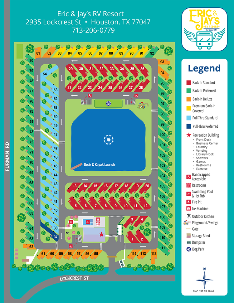 Eric & Jay's RV Resort Property Map
