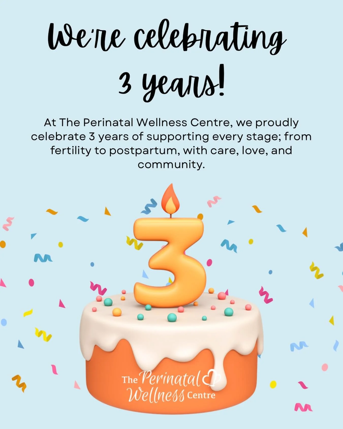 Three years ago, this started with a simple intention: to create a safe, supportive space for every person navigating the perinatal journey.

Today, we look back with so much gratitude. Not just for the growth, but for every story, every family, ever
