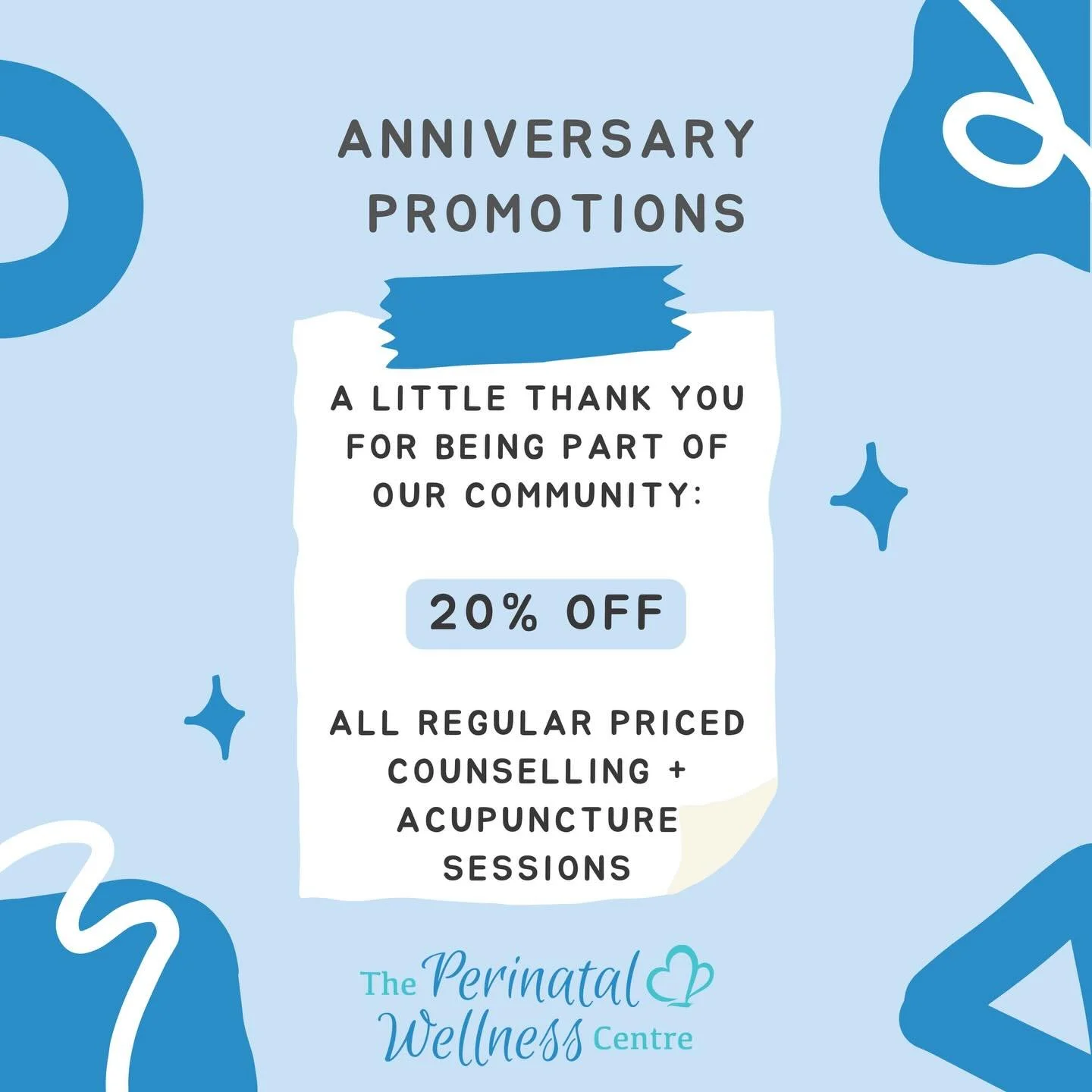 Let&rsquo;s celebrate with wellness! 🌿
Heal your body, relax your mind, and experience true well-being. 💆&zwj;♀️✨

📅 Valid only in April
📍 The Perinatal Wellness Centre

🔗 Book your session now&mdash;don&rsquo;t miss this opportunity!