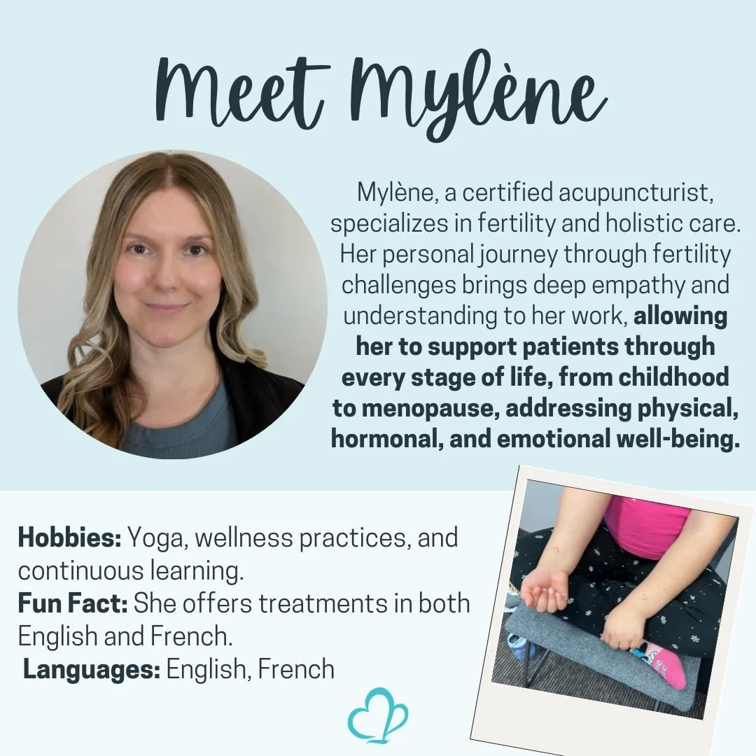 Myl&egrave;ne is a certified acupuncturist known for her compassionate, personalized care. She creates a safe space where she listens deeply and treats both symptoms and root causes.

Specializing in fertility and holistic health, she supports all li