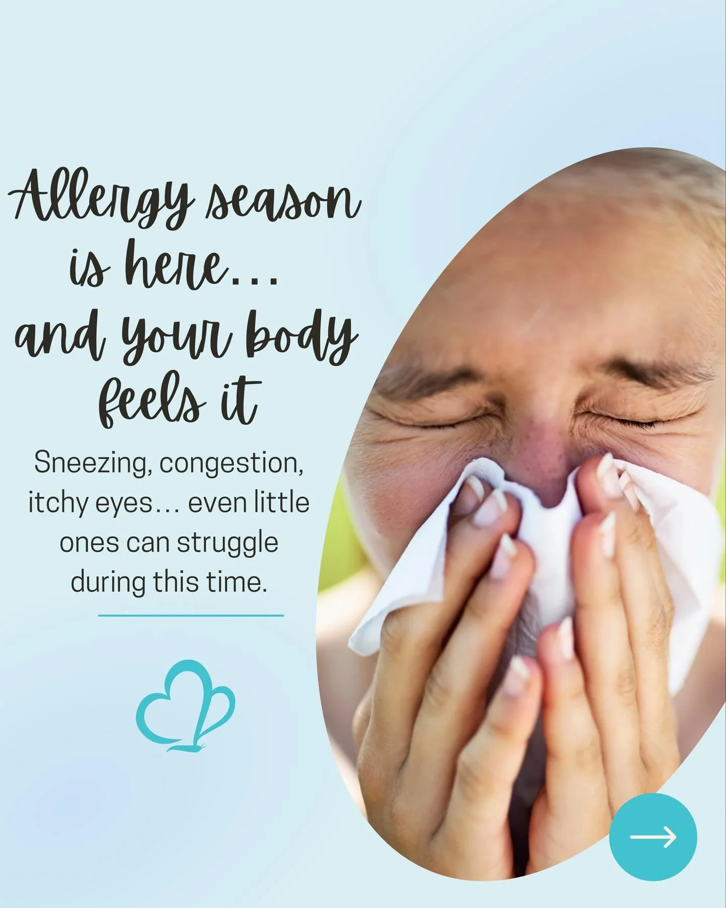 Because feeling good is part of caring for your family 🤍

#SeasonalAllergies #AcupunctureWorks #HolisticHealth #NaturalHealing #ImmuneSupport