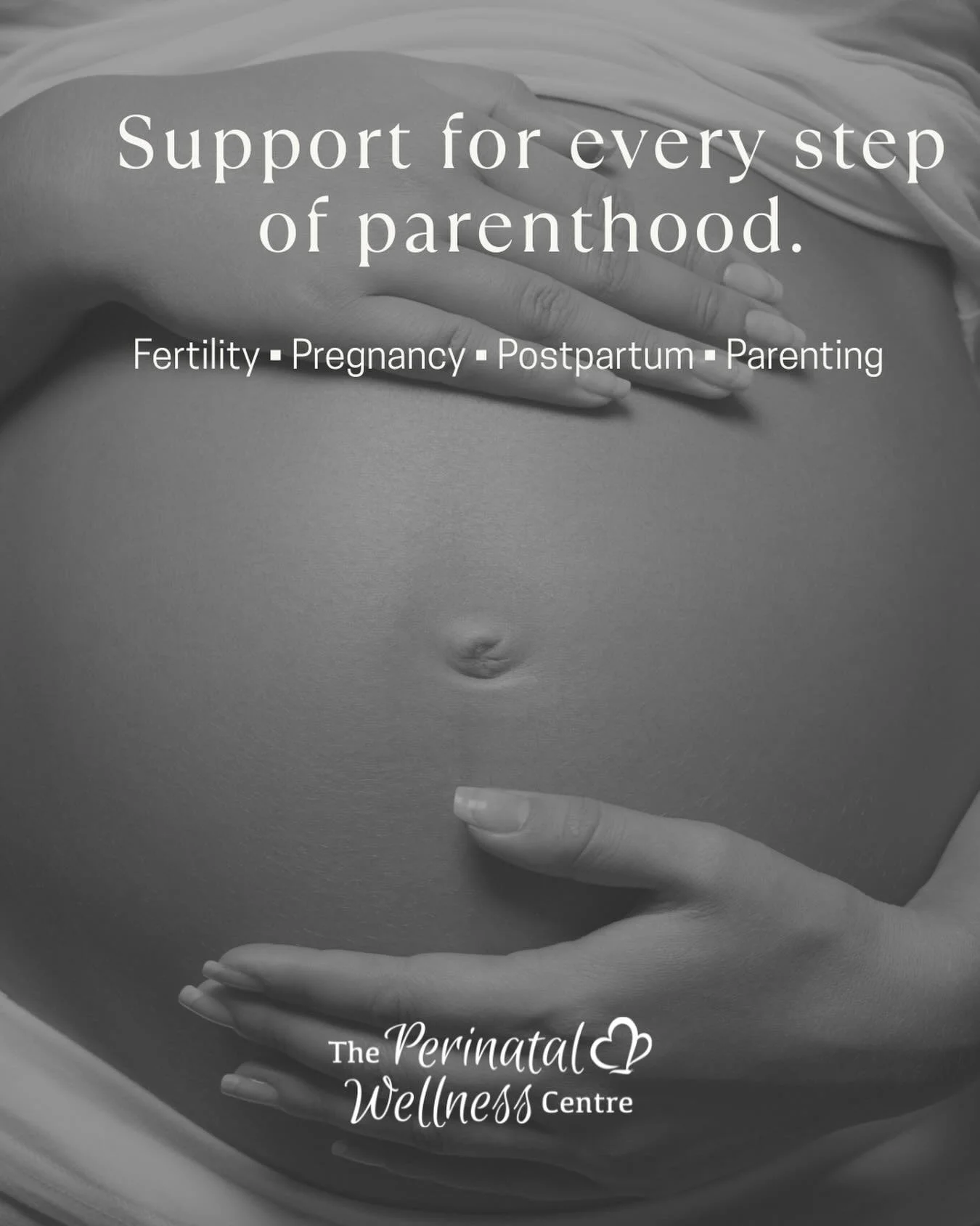 You deserve support through every stage of the journey 🤍

Whether you&rsquo;re trying to conceive, preparing for birth, healing postpartum, or adjusting to life with a new baby, we&rsquo;re here for you!

At The Perinatal Wellness Centre we offer:
✨