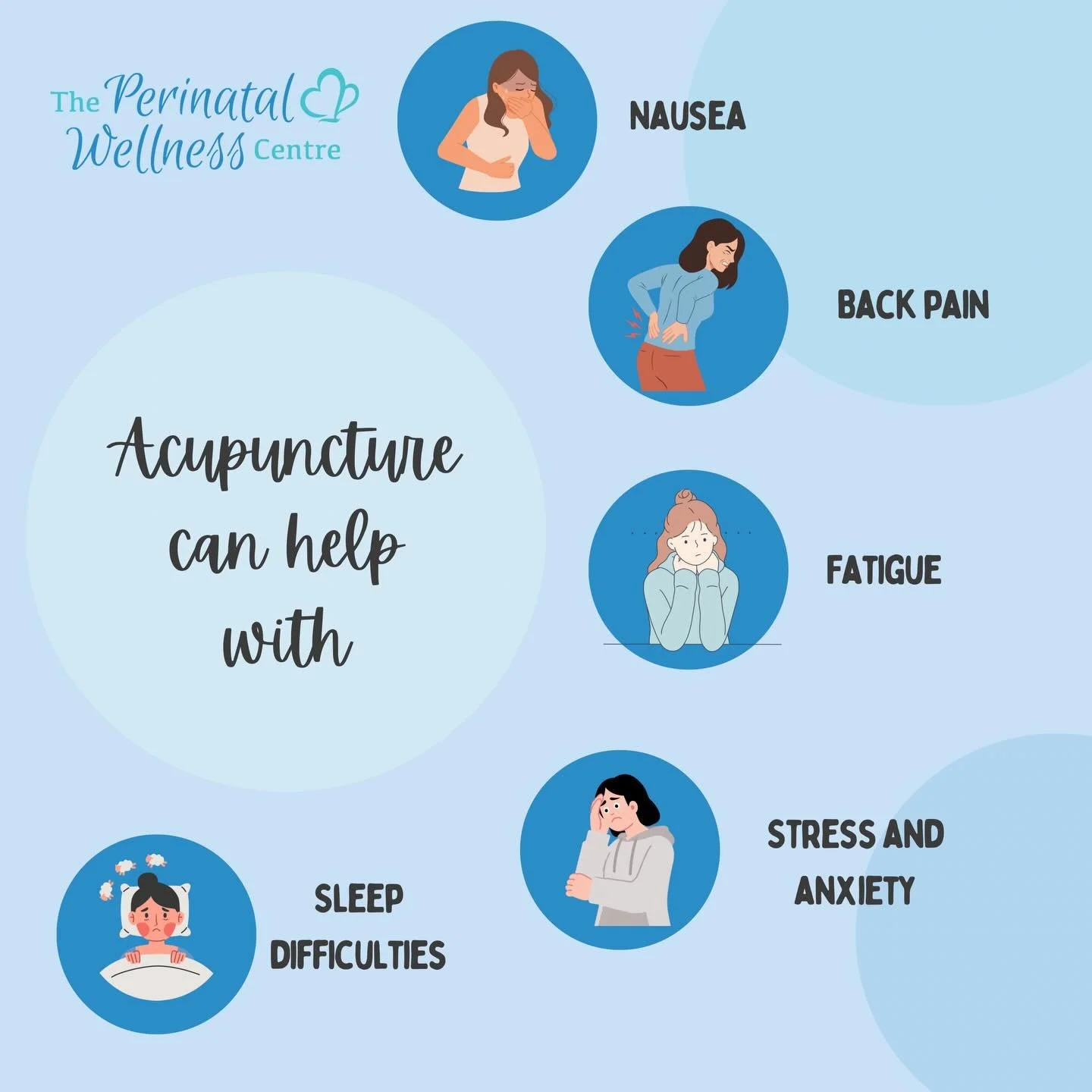Many parents find relief from common pregnancy symptoms through safe, personalized treatments.

Acupuncture can help with:

✔ Nausea
✔ Back pain
✔ Fatigue
✔ Stress and anxiety
✔ Sleep difficulties

Every pregnancy is unique. Our goal is to help you f