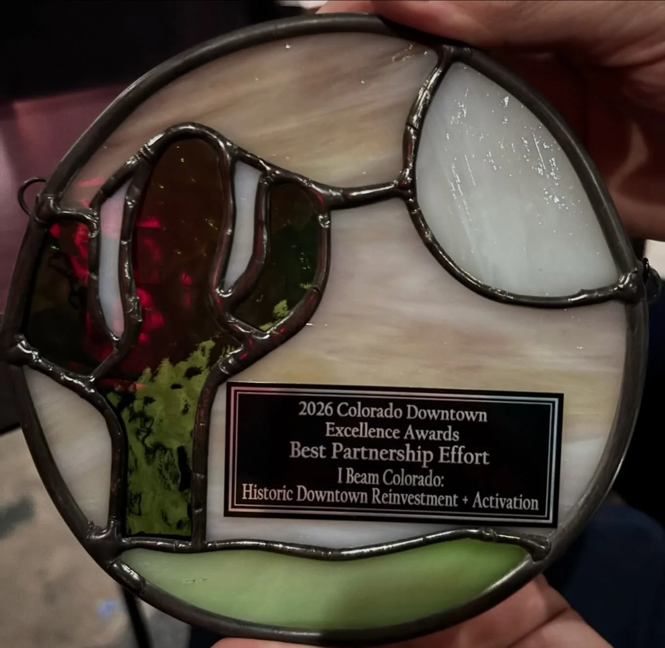The Longmont Downtown Development Authority and I won an award for our development partnership. Downtown Colorado, which is a a non-profit advocacy organization that provides mentorship to urban areas throughout the state, gave us the award. The LDDA