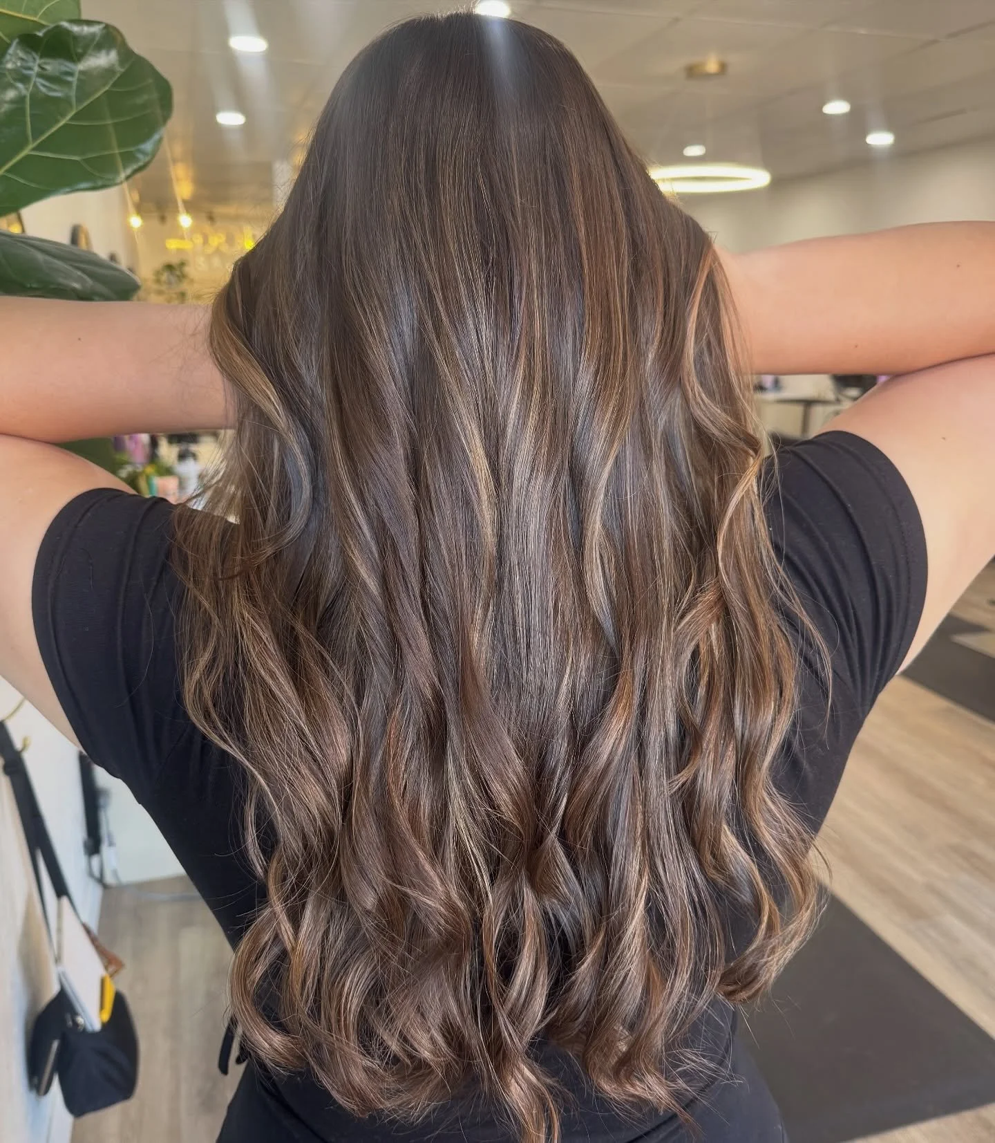 We love a smooth Balayage 😍🤤
Hair by @hairstylist_jess! 

#luxuryhair #balayagebrunette #livedincolor #sandiegosalon #hairgoals #richbrunette #hairinspo #modernbalayage #behindthechair #dimensionalbrunette #brunettebalayage #salonlife #hairtransfor