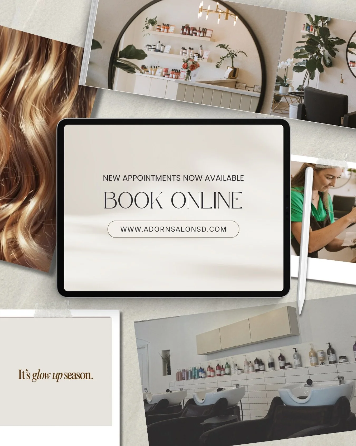 It&rsquo;s glow up season ✨
New appointments are now available
Book through the link in our bio or call (619) 697-4247 🤍

#sandiegohairstylist #sdsalon #sandiegohairstylist #sdblondespecialist #sdextensionspecialist