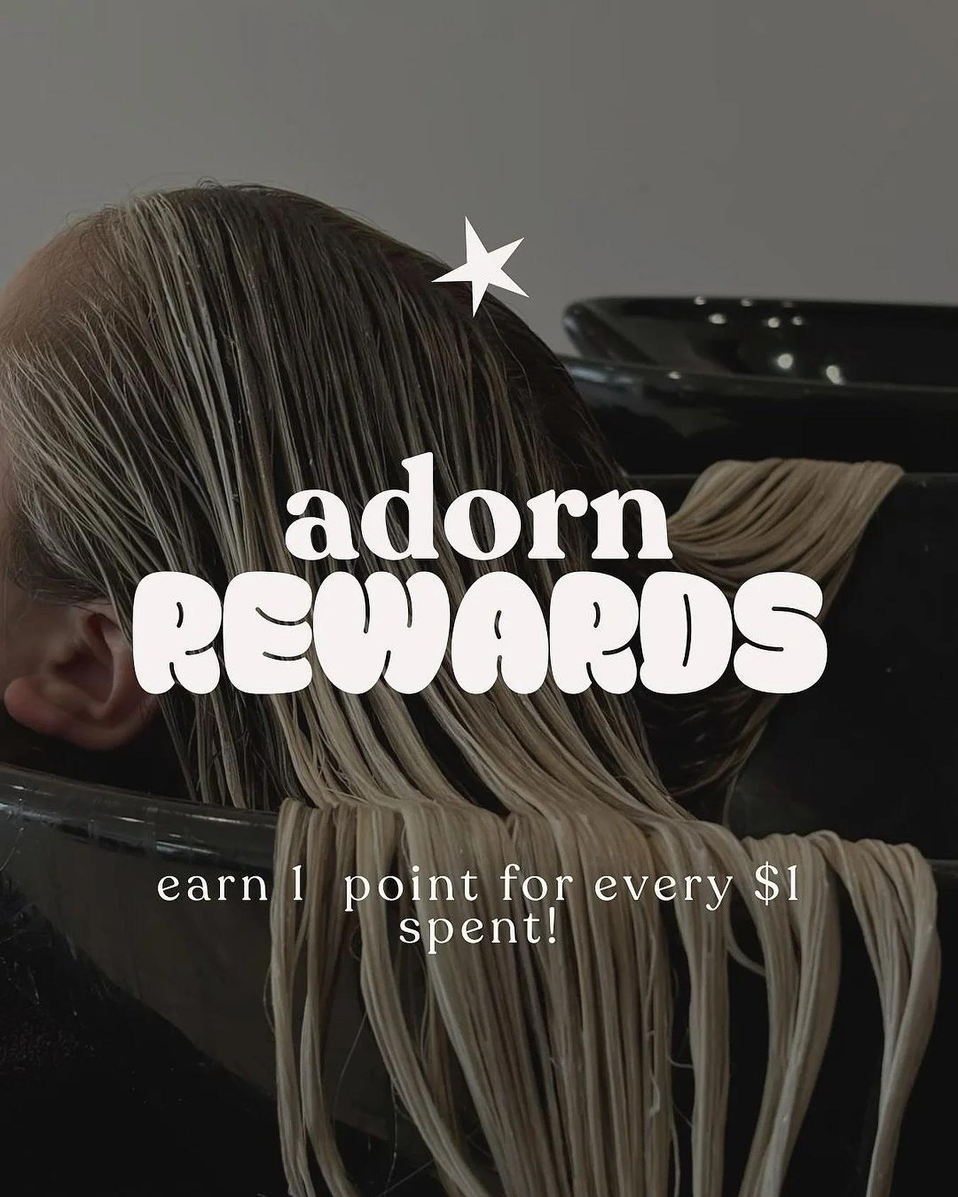 We&rsquo;re so excited to introduce Adorn Rewards ✨
Earn 1 point for every $1 spent and indulge in your favorite retail along the way 🖤

#loyaltyprogram #sdsalon #sandiehohairstylist #lamesahair #sdblondespecialist