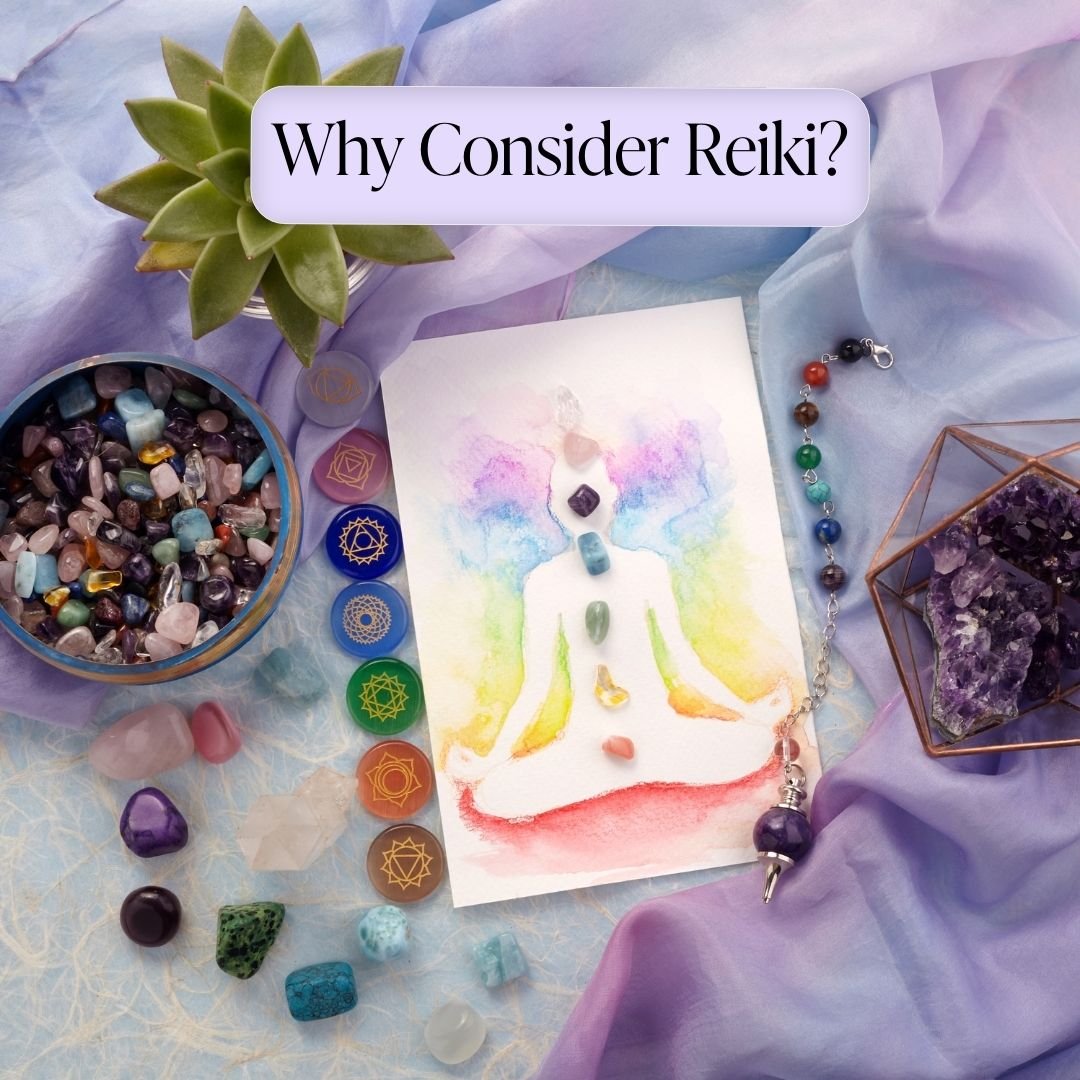 🌟 Exploring Reiki Techniques and Healing Tools 🌟

At the heart of my Reiki practice are the gentle yet powerful techniques that promote healing and balance. In addition to traditional Reiki methods, I love incorporating other healing modalities to 