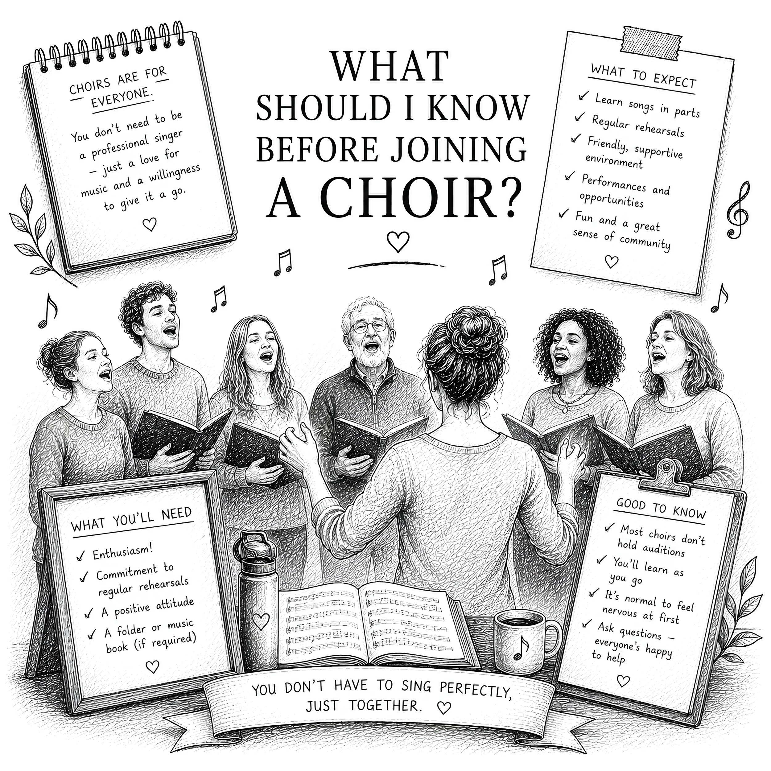 What should I know before joining a choir?