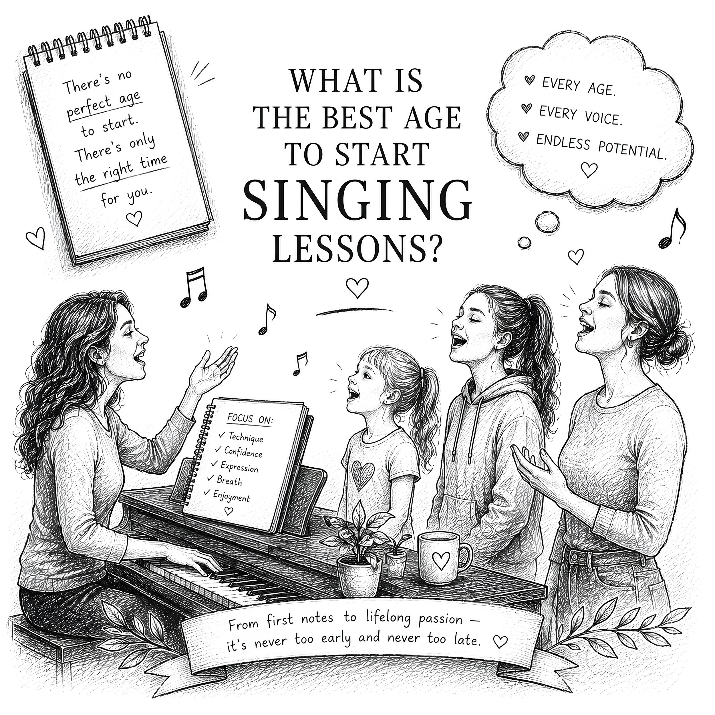 What is the best age to start singing lessons?