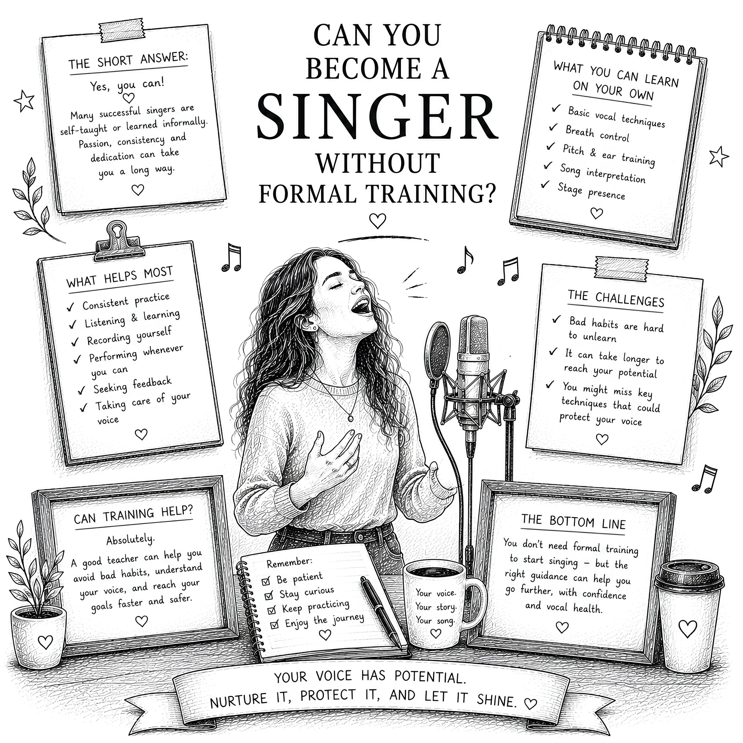 Can You Become a Singer Without Any Formal Training?