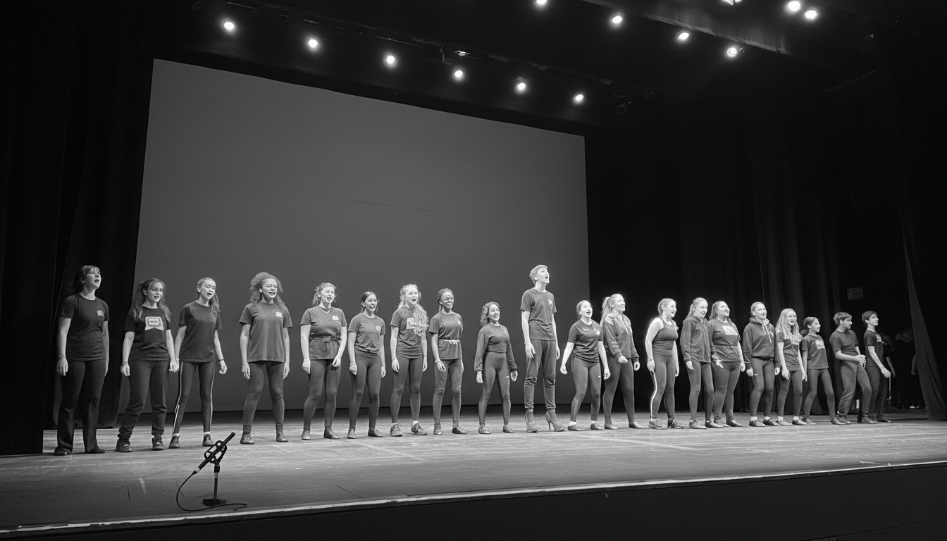 Group singing and choir performance classes at Stand Out Performing Arts, Burghfield Common