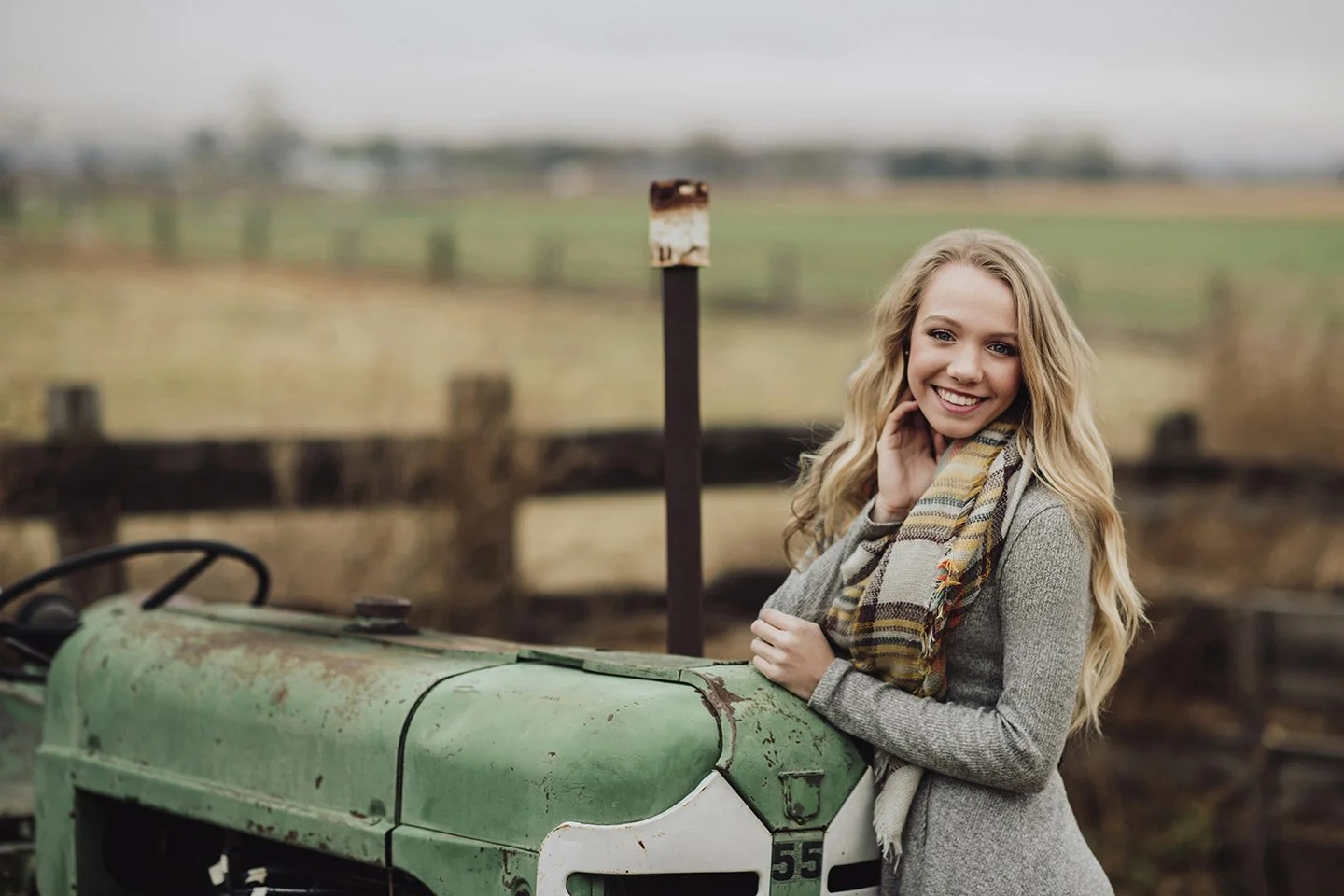 Country-style senior portrait full of warmth and personal family roots in Sunnyside, WA
