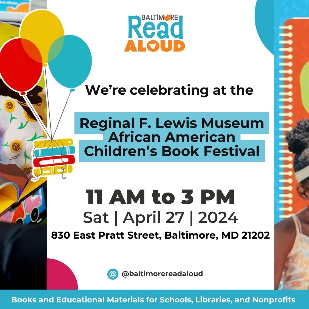 #dayoutatthemuseum

When: April 27 from 11 AM to 3 PM
Where: Reginald F. Lewis Museum, 830 East Pratt Street
Baltimore, MD 21202

We are happy to announce our participation in the 11th Anniversary of Independent Bookstore Day!  Meet us @lewismuseum f