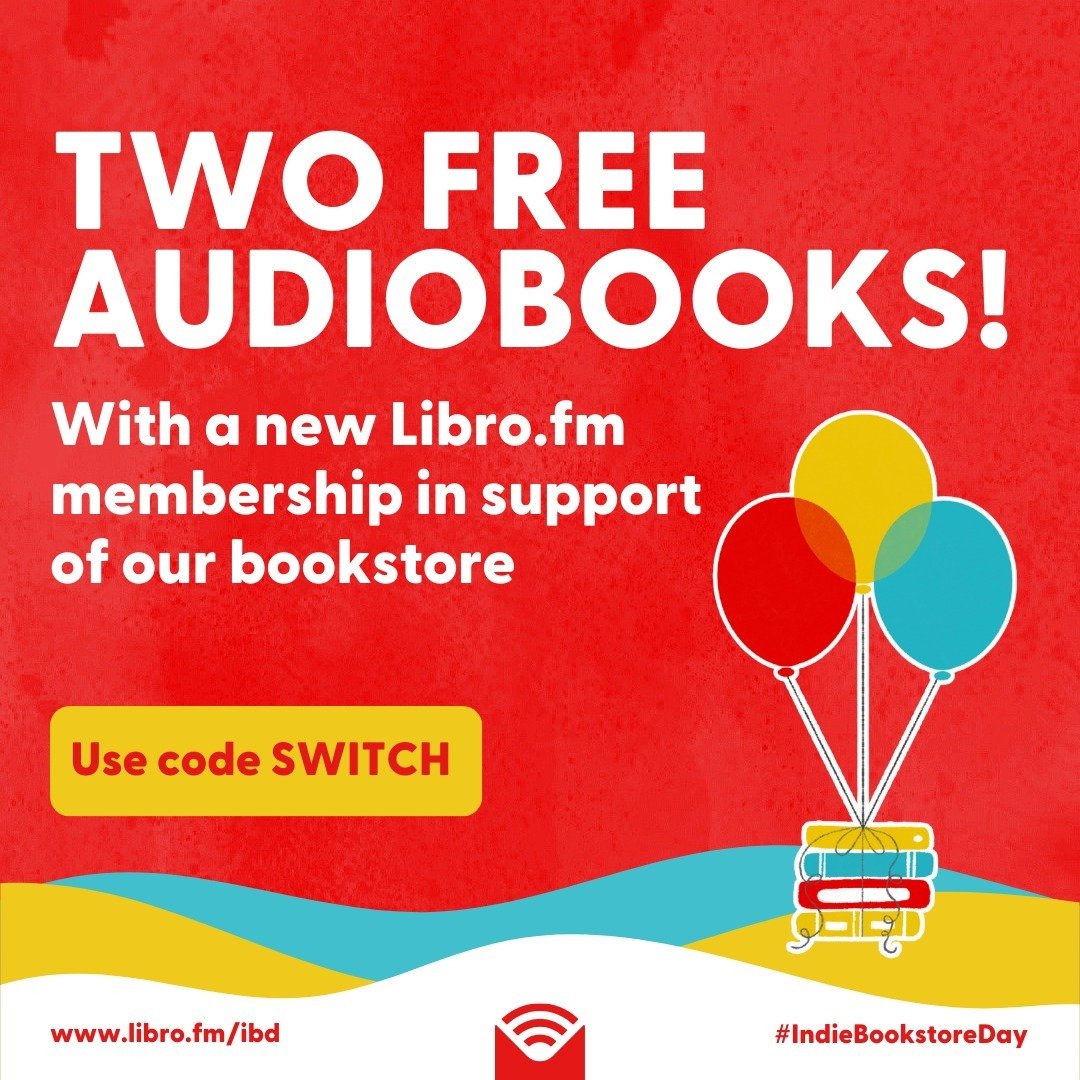 📣Don't miss these #indiebookstoreday deals!

@librofm: Two free audiobooks when you become a member
@bookshop.org: Free shipping for orders placed on April 27 and 28 

Click the #linkinbio for booklists we've curated to celebrate Black children's bo