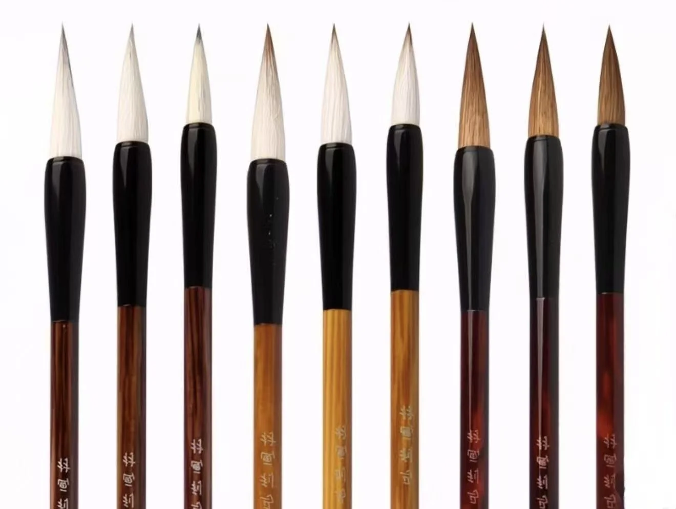 Pinceau traditionnel de calligraphie chinoise et d’aquarelle – Vendu à l’unité