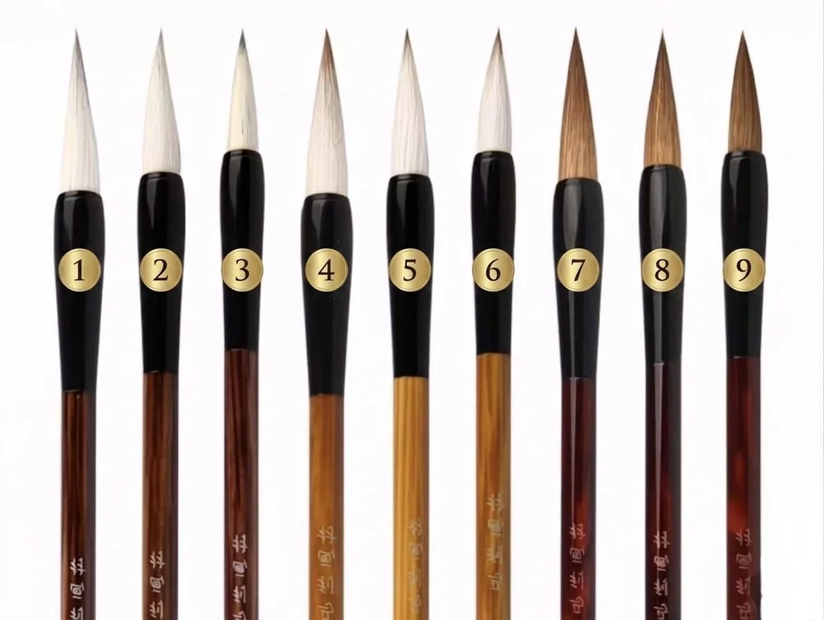 Pinceau traditionnel de calligraphie chinoise et d’aquarelle – Vendu à l’unité