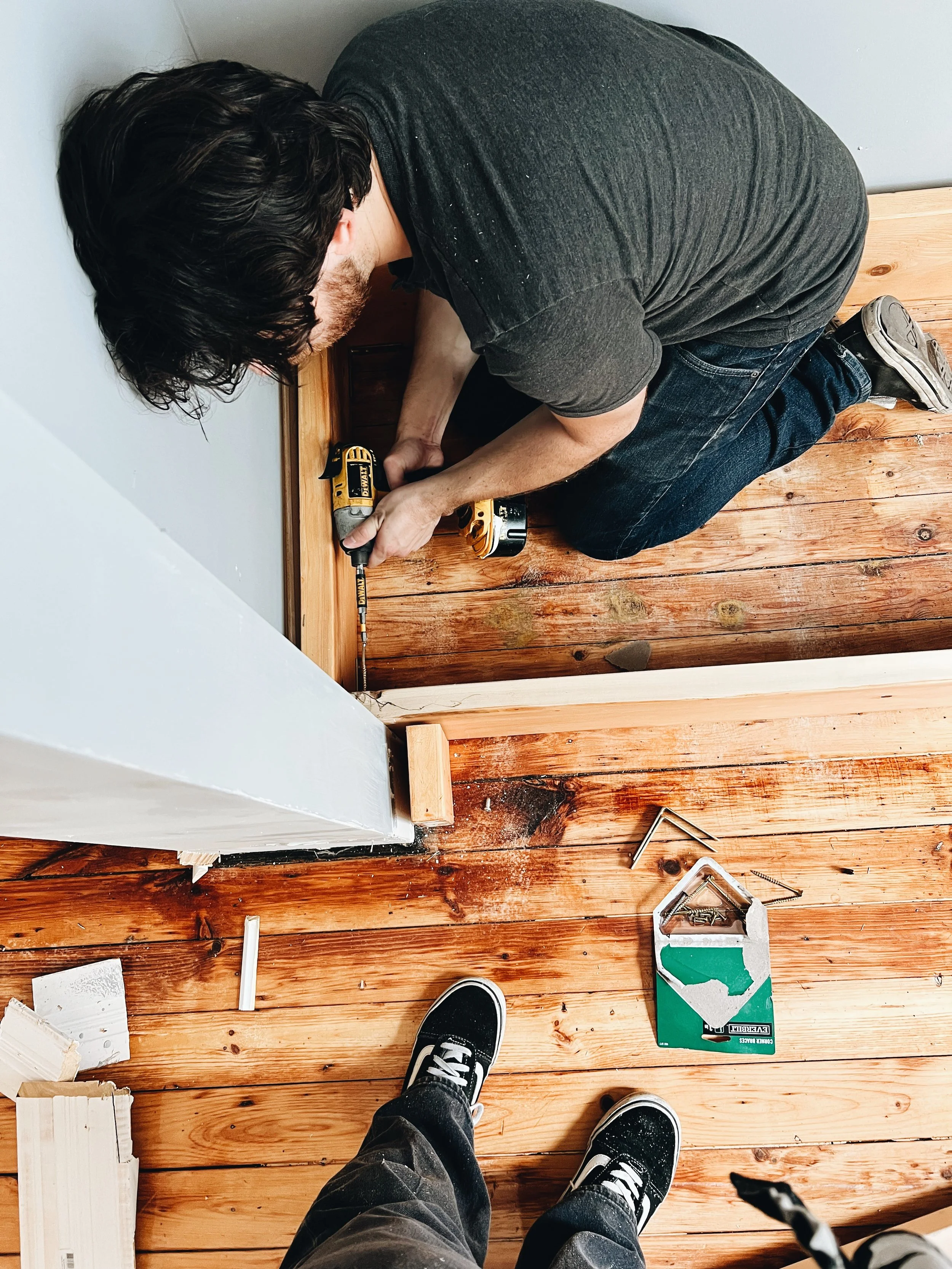 turning the closet into a reading nook pt 1