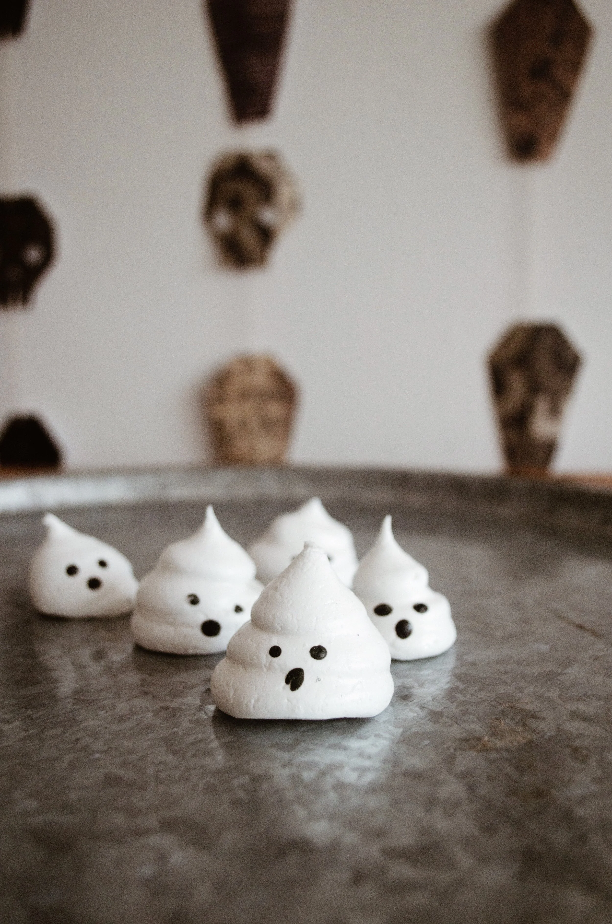 Ghost Meringues