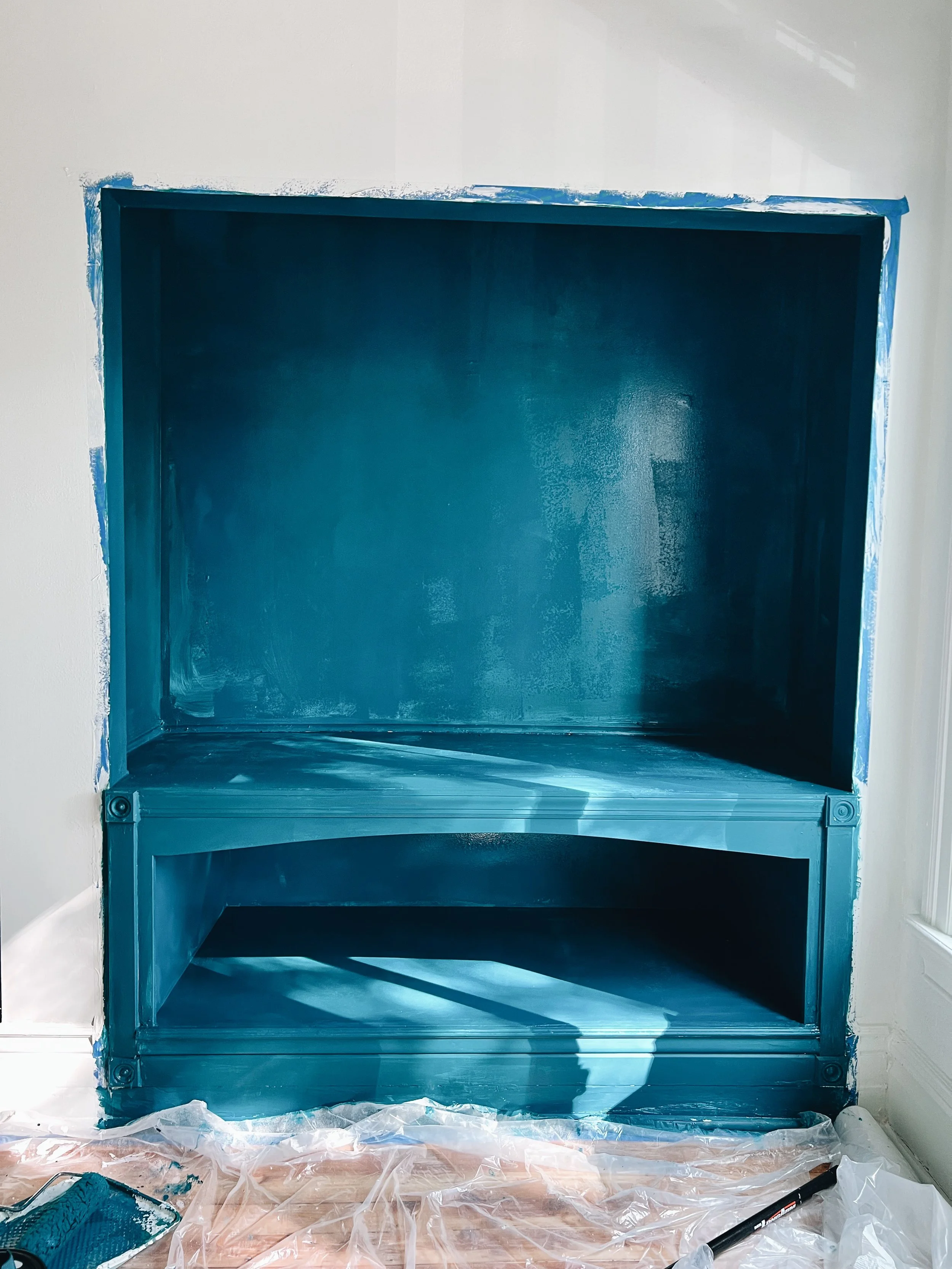 turning the closet into a reading nook pt 4