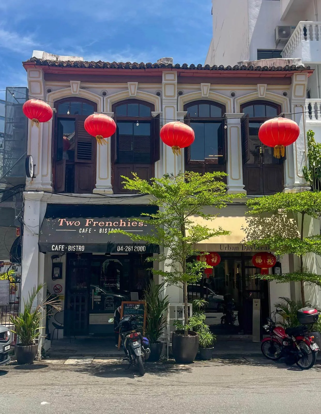 Calles de George Town Penang después de llegar desde Kuala Lumpur