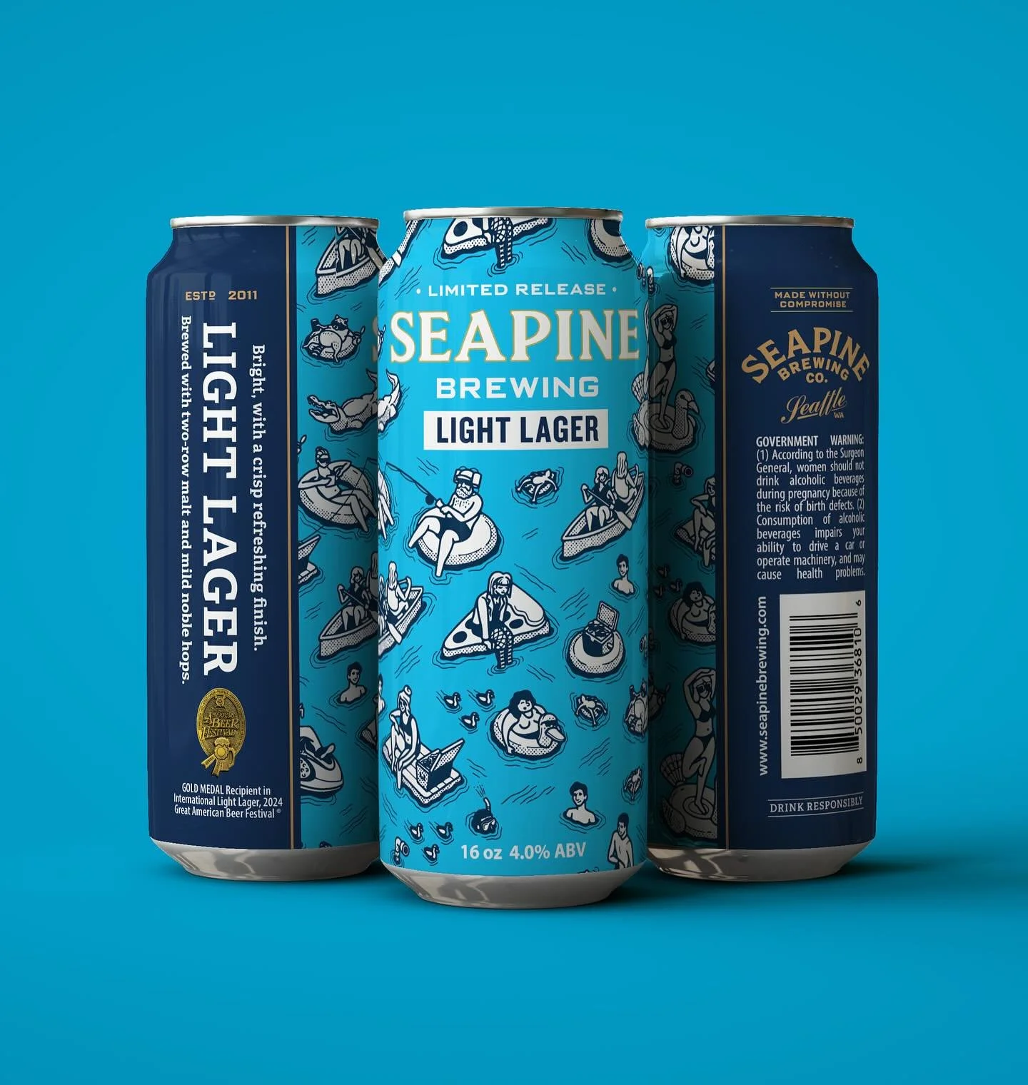 We officially almost have all of @seapinebrewing cans (both flagship and seasonal) reformatted for digital printed cans 🤙

These digital printed cans are definitely one of the coolest things I&rsquo;ve seen in the CPG space in a long time! Not only 