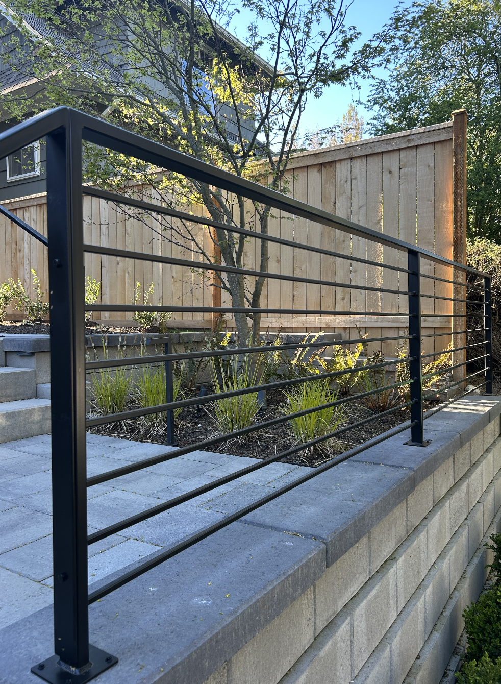  Installing custom exterior metal railings on residential property