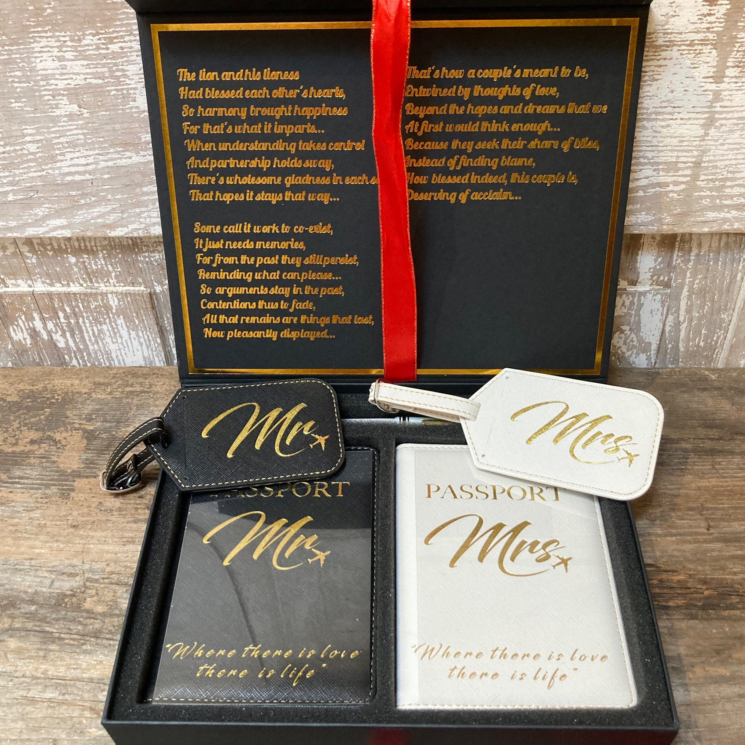 Mr. and Mrs. Travel Set