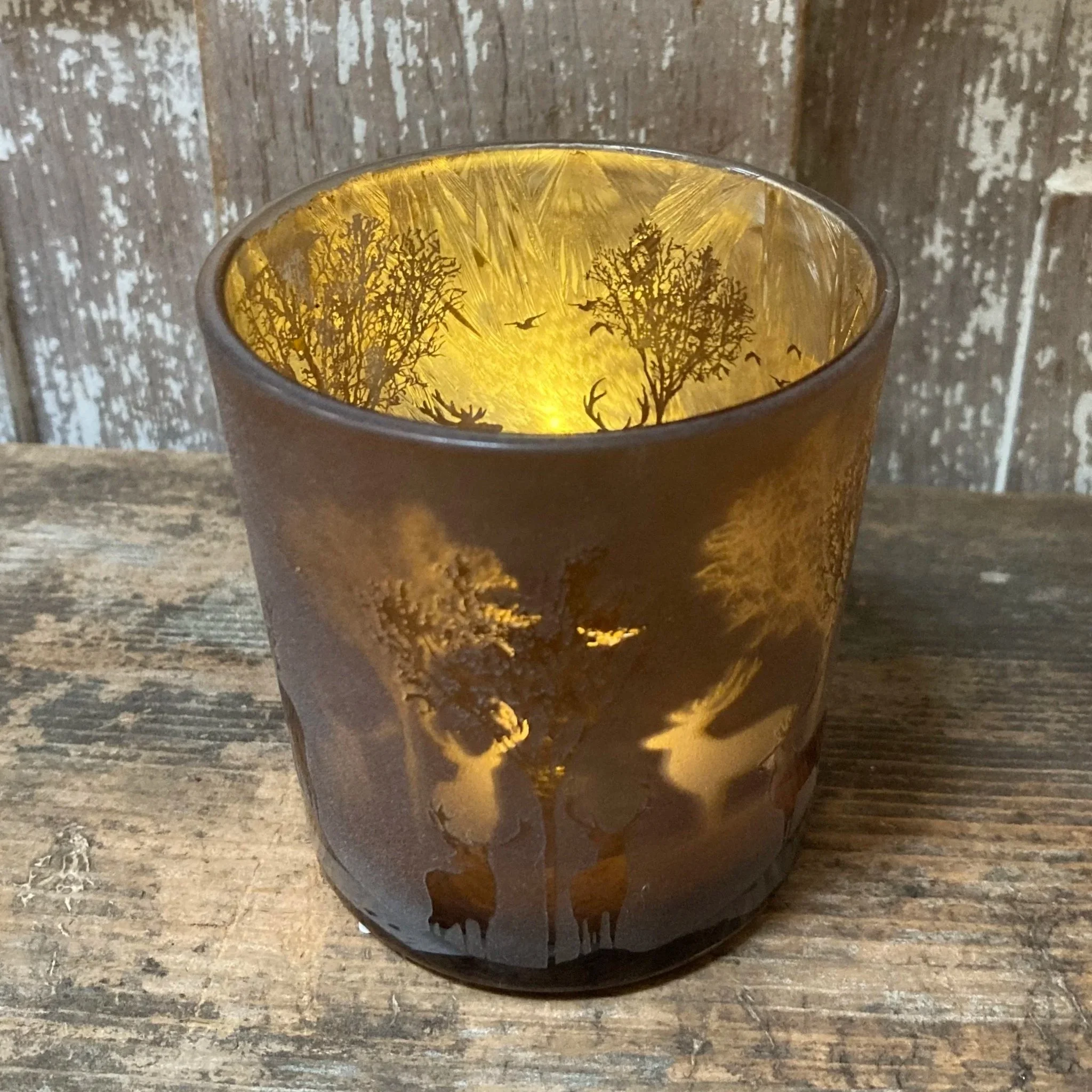 Woodland Votive Holder