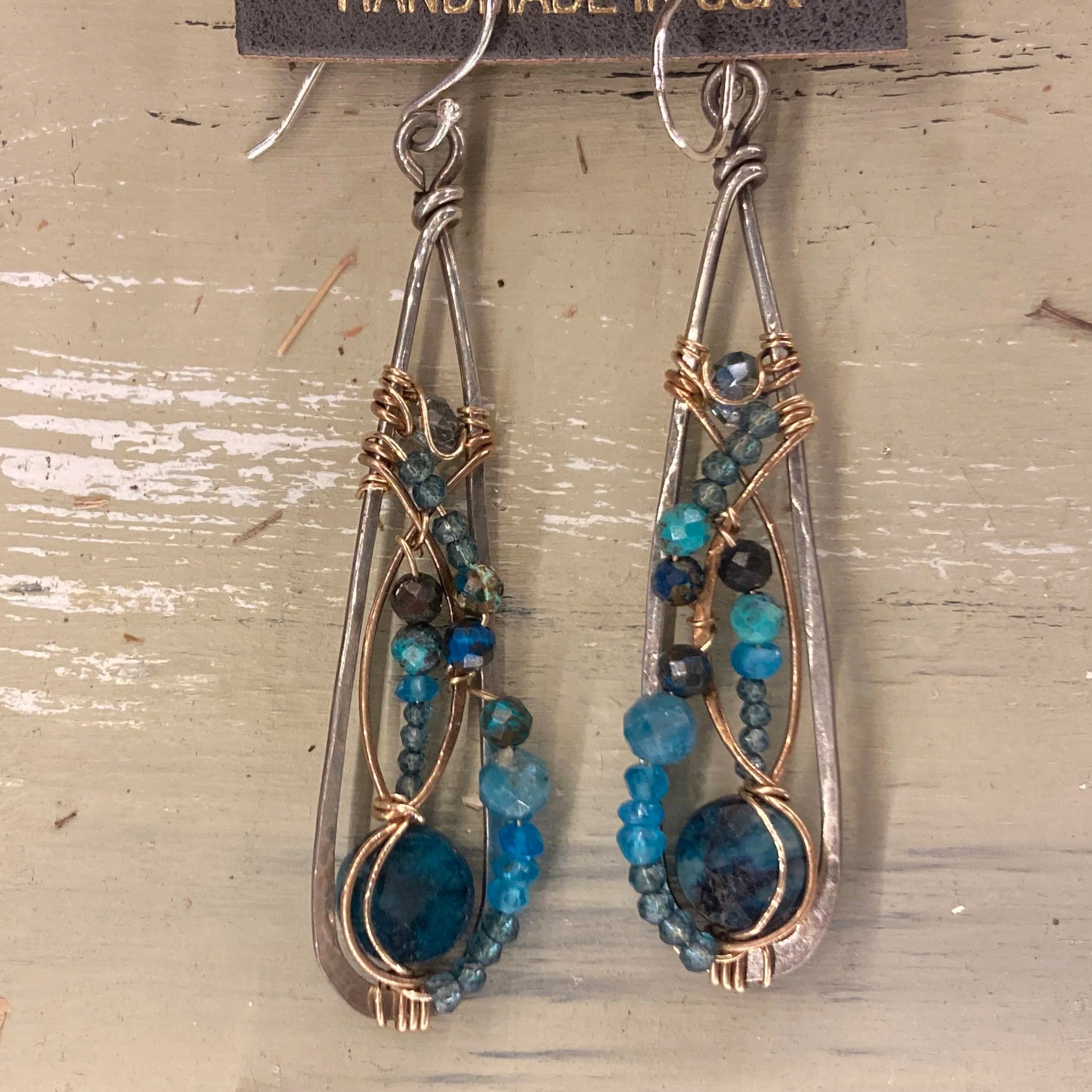 Apatite Drop Earrings