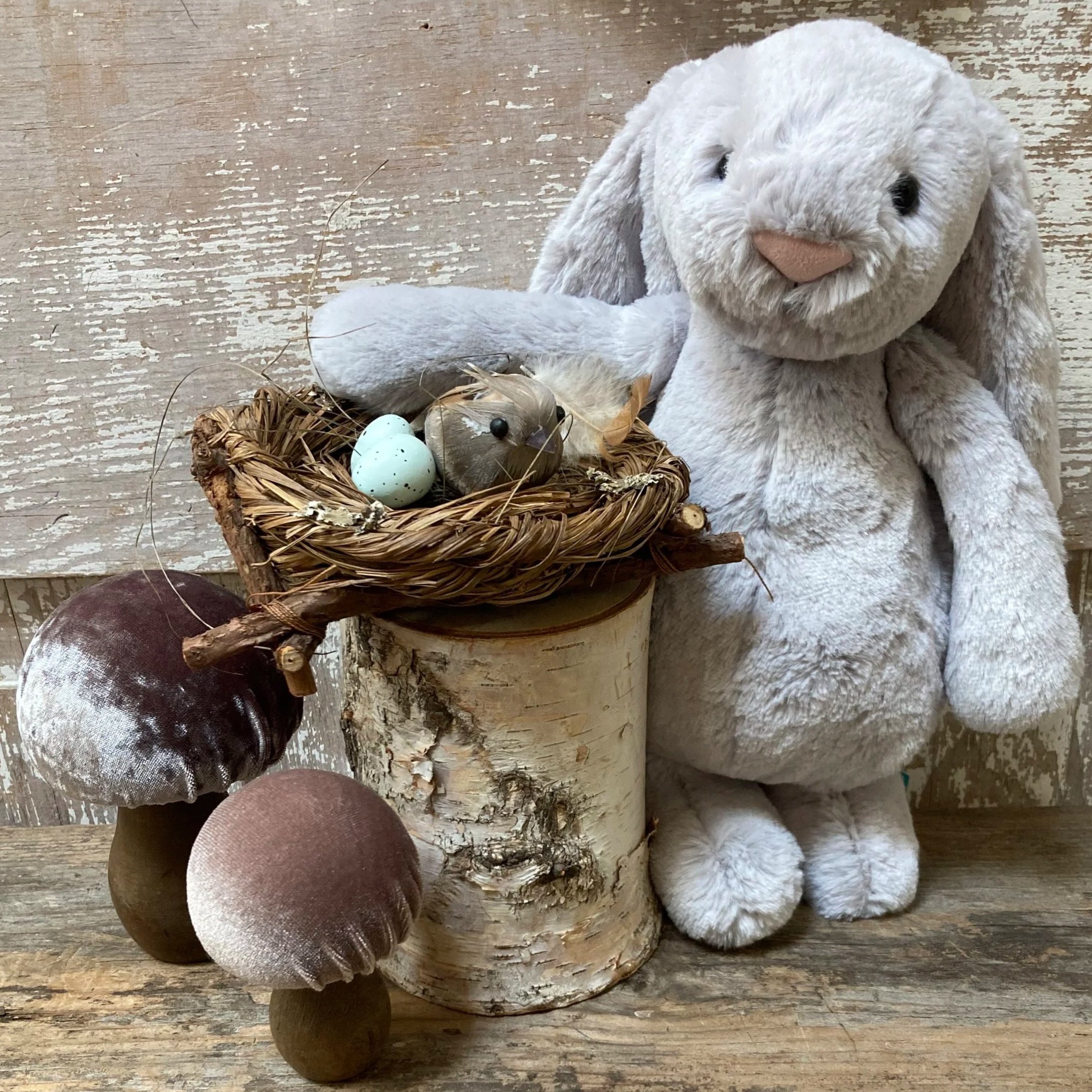 Bashful Silver Bunny
