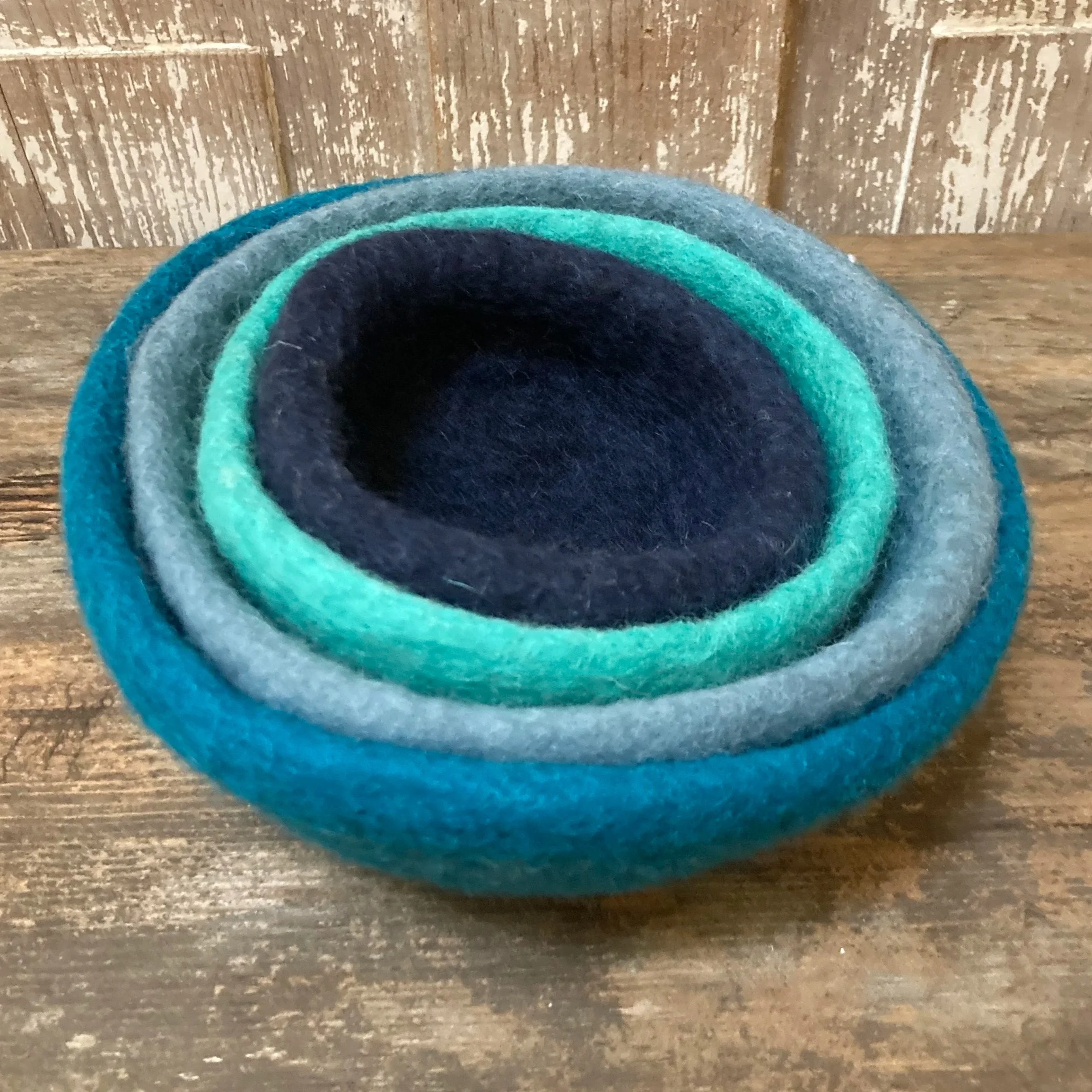 Felted Bowl Set