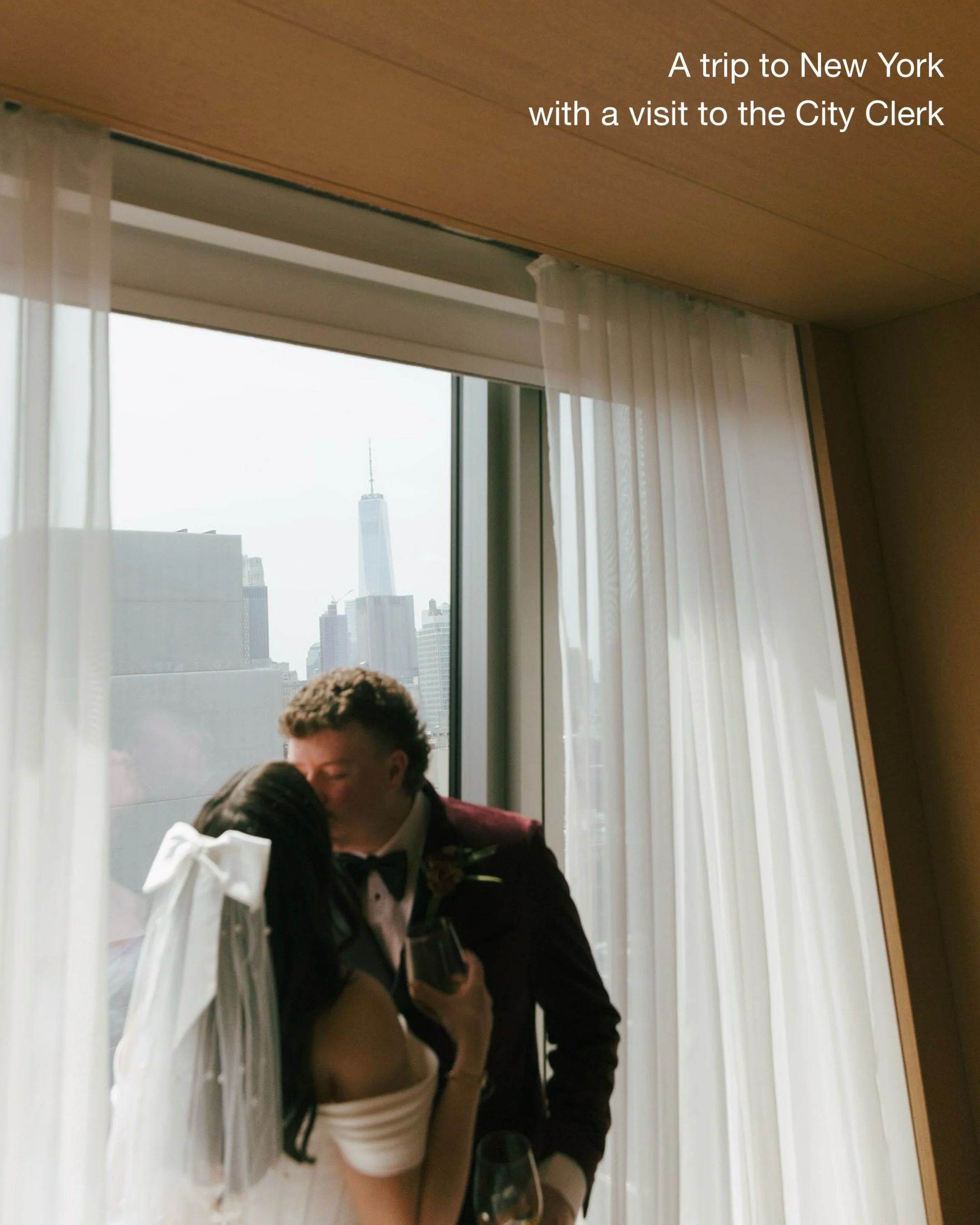 A wedding but make it a vacation!

M&amp;C flew from Scotland for a week in New York for a great trip, a ceremony at city hall, and a celebratory  dinner at @freemansrestaurant with their families