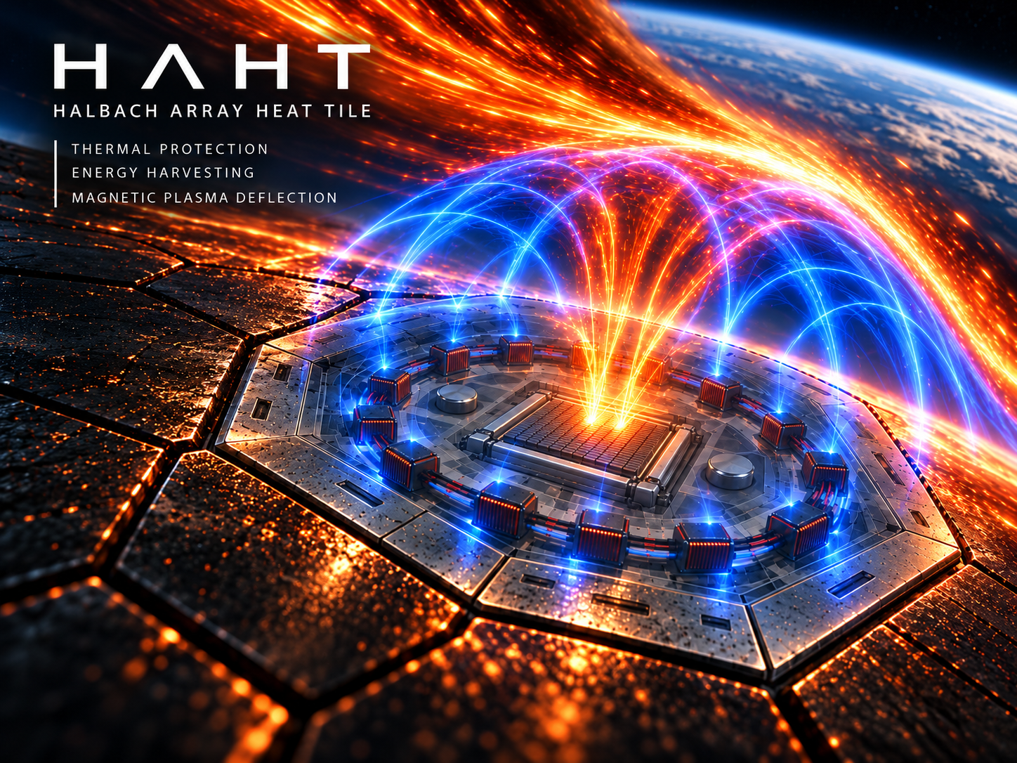 Halbach Array Heat Tile (HAHT)