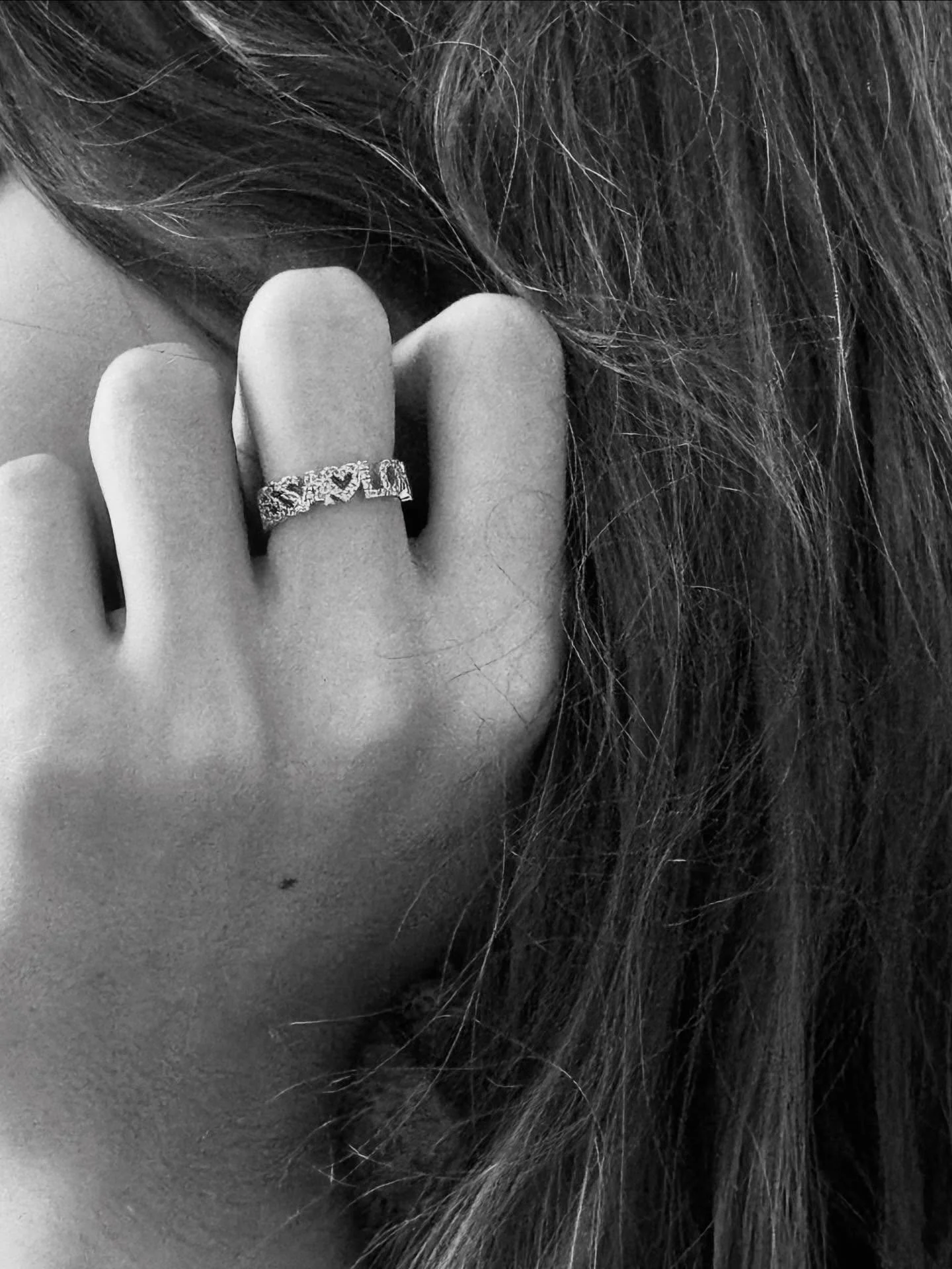 Letter Ring #andparis #18caratsGold #personalized #diamonds