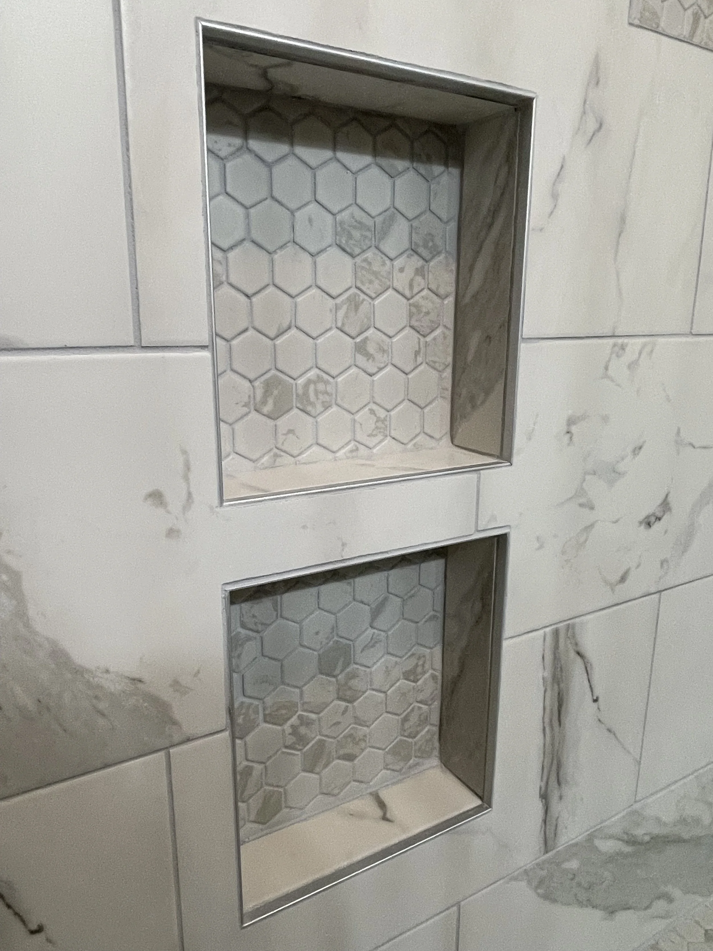 Custom tile shower