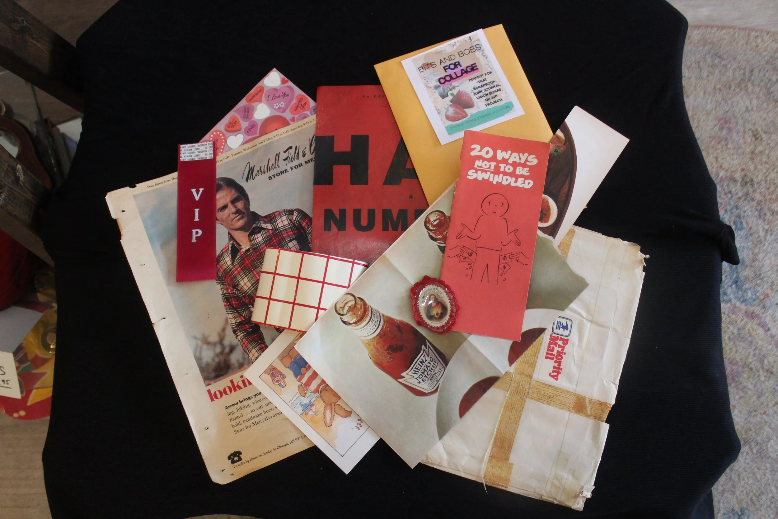 Bits & Bobs for Collage - Vintage Paper Goods