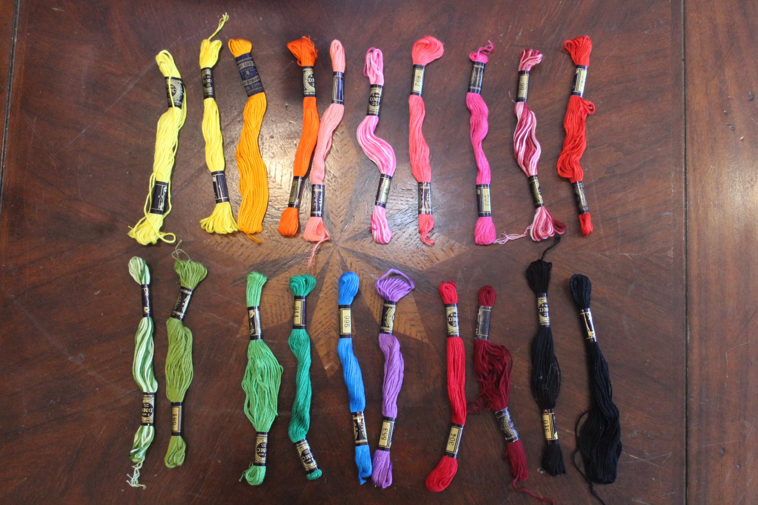 Vintage Embroidery Floss (Set of 20)