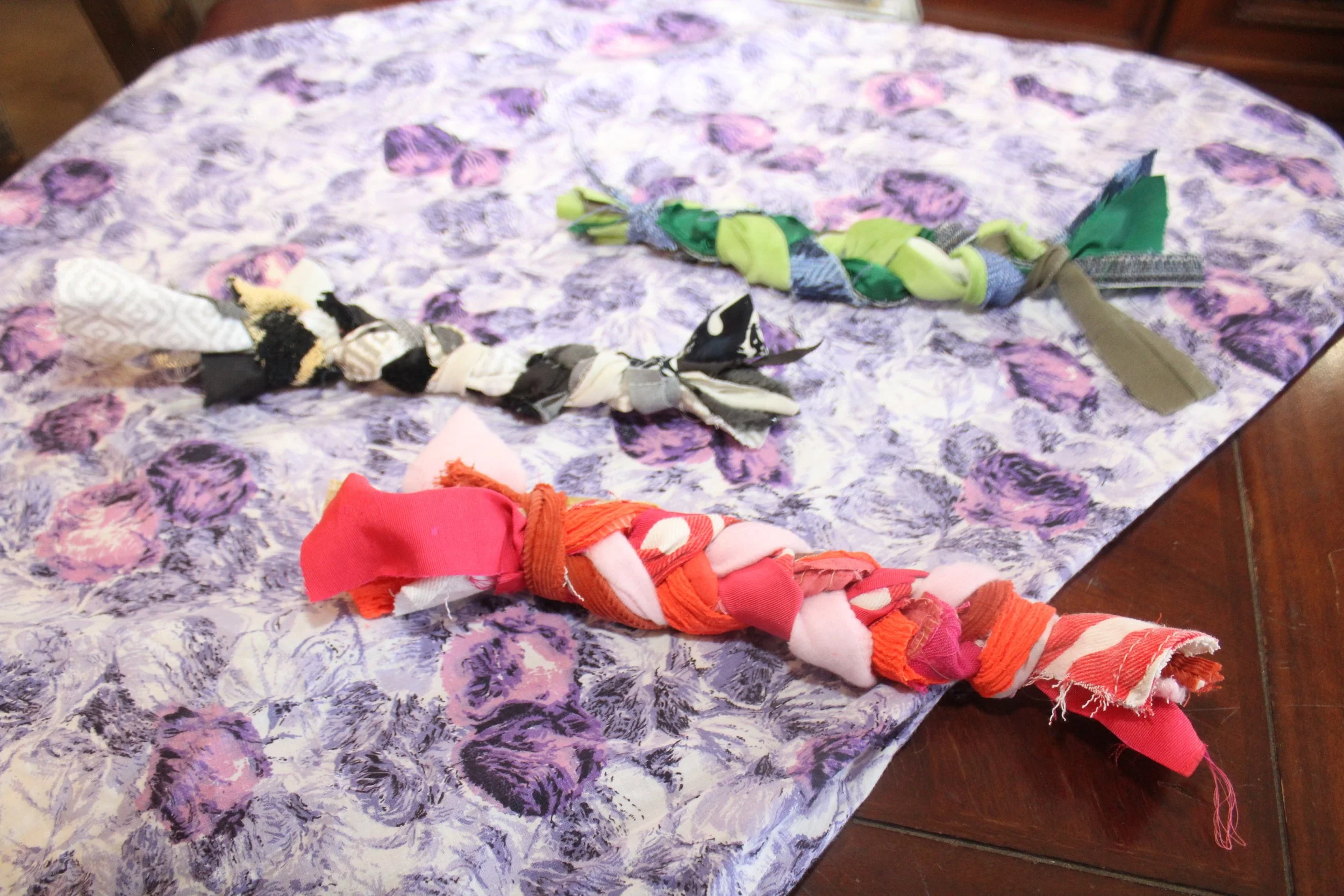 Upcycled Dog Toys - 100% Scrap Fabric